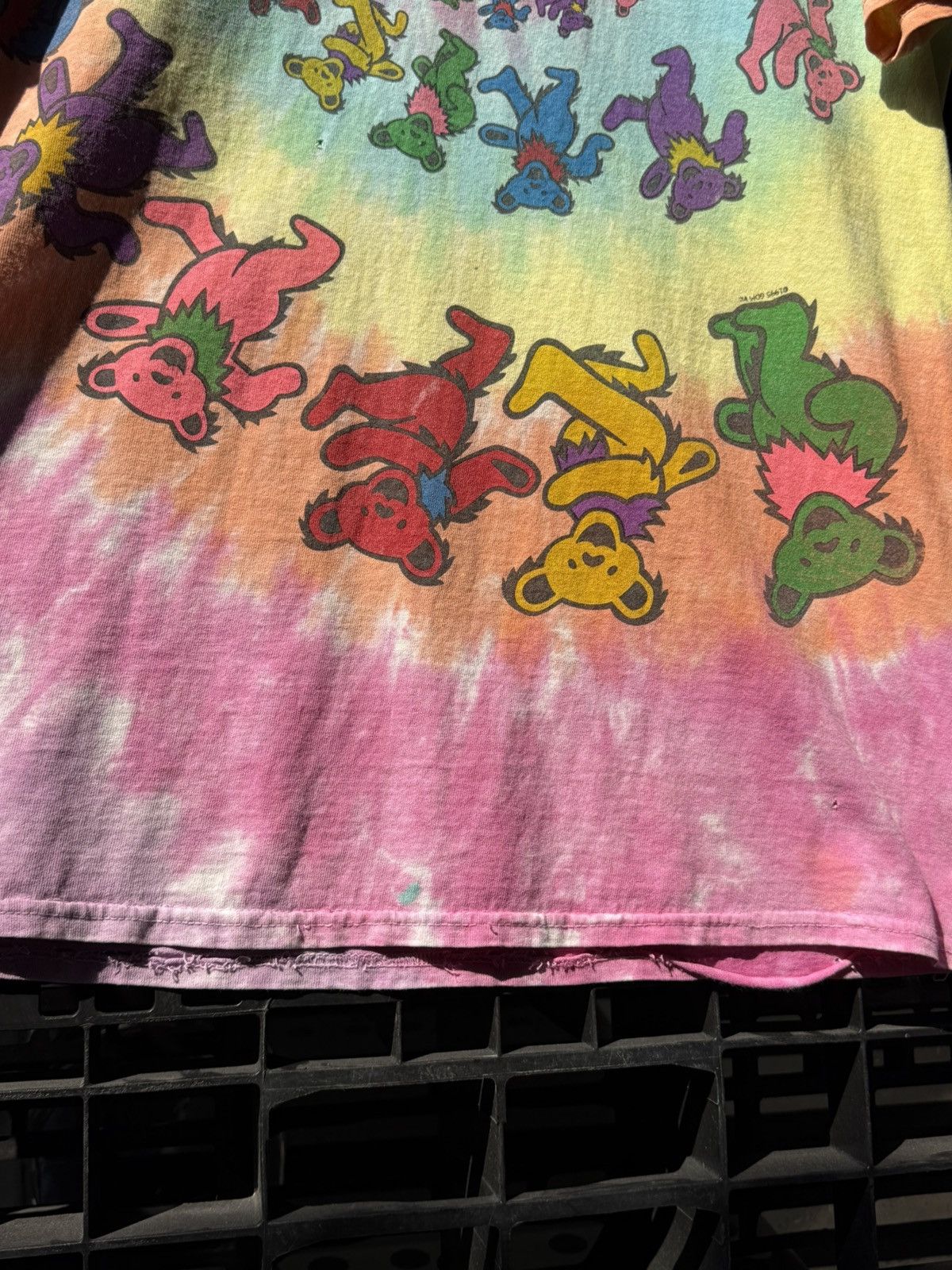Vintage 💥Vintage Liquid Blue Grateful Dead Dancing Bears 00s T-Shirt Size US L / EU 52-54 / 3 - 4 Thumbnail