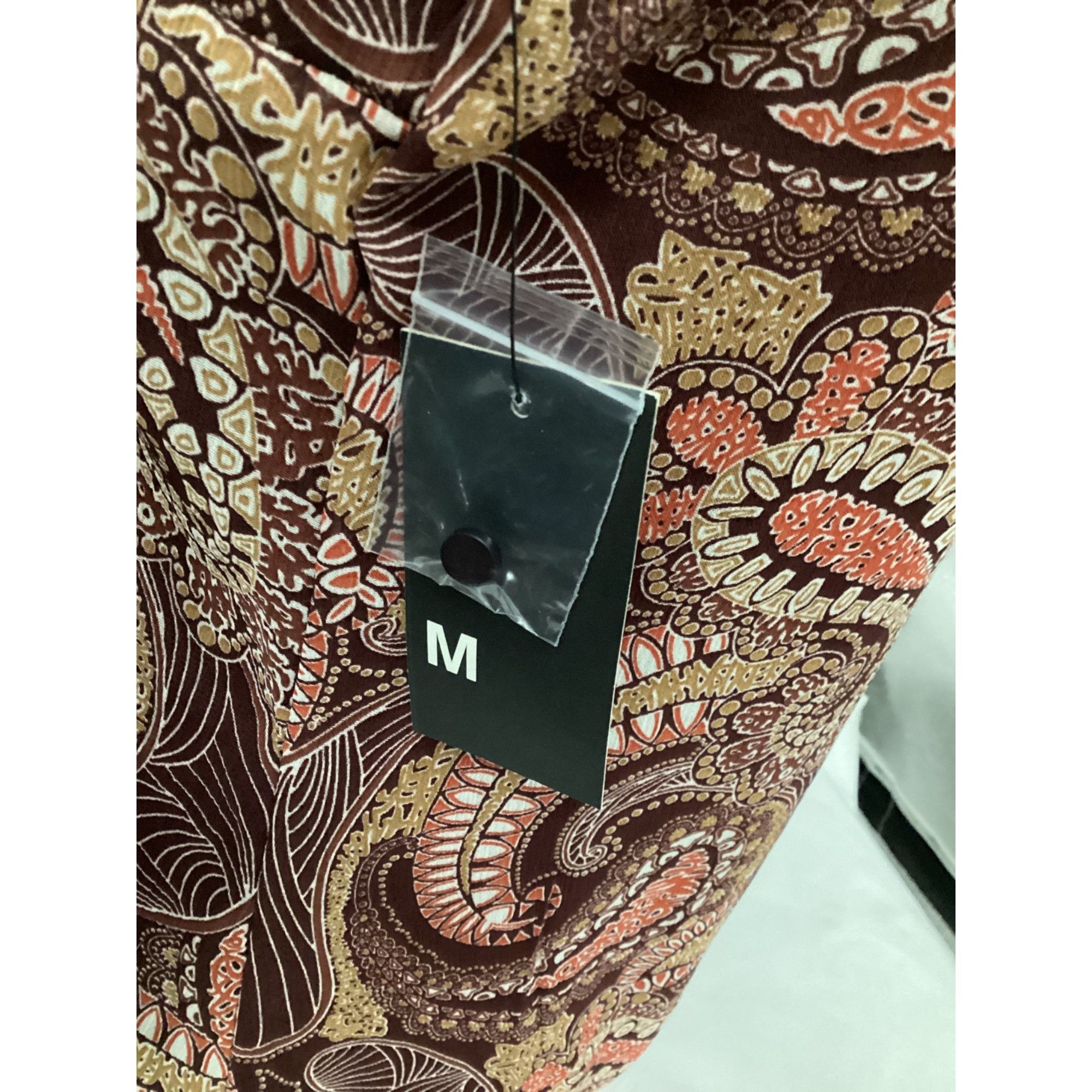 Mossimo Mossimo Womens Paisley Lined Pullover Sleeveless Paisley Shi Size M / US 6-8 / IT 42-44 - 4 Thumbnail