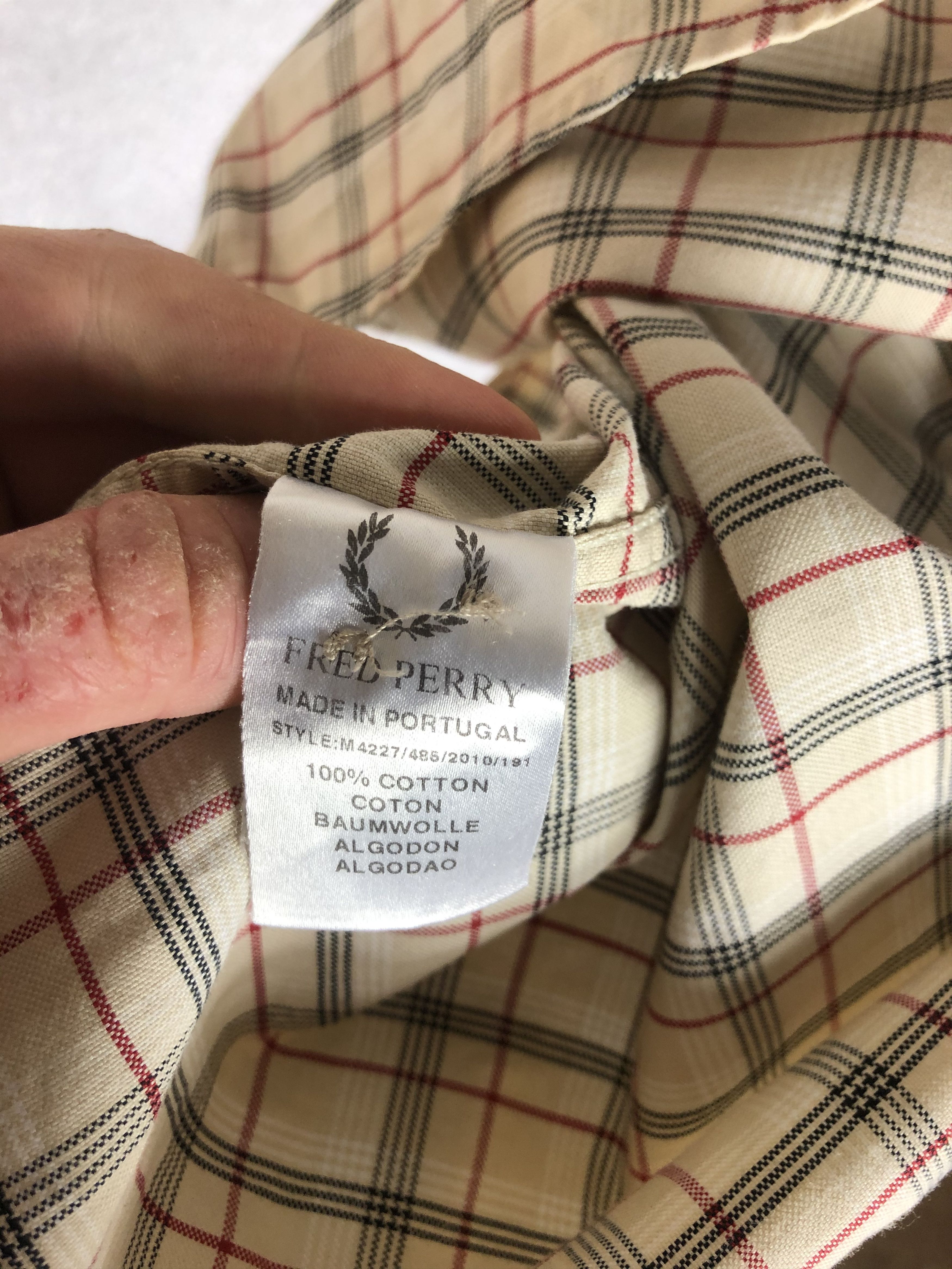 Fred Perry Fred Perry Vintage Check Shirt Button Up Short Sleeve Size US XL / EU 56 / 4 - 6 Thumbnail