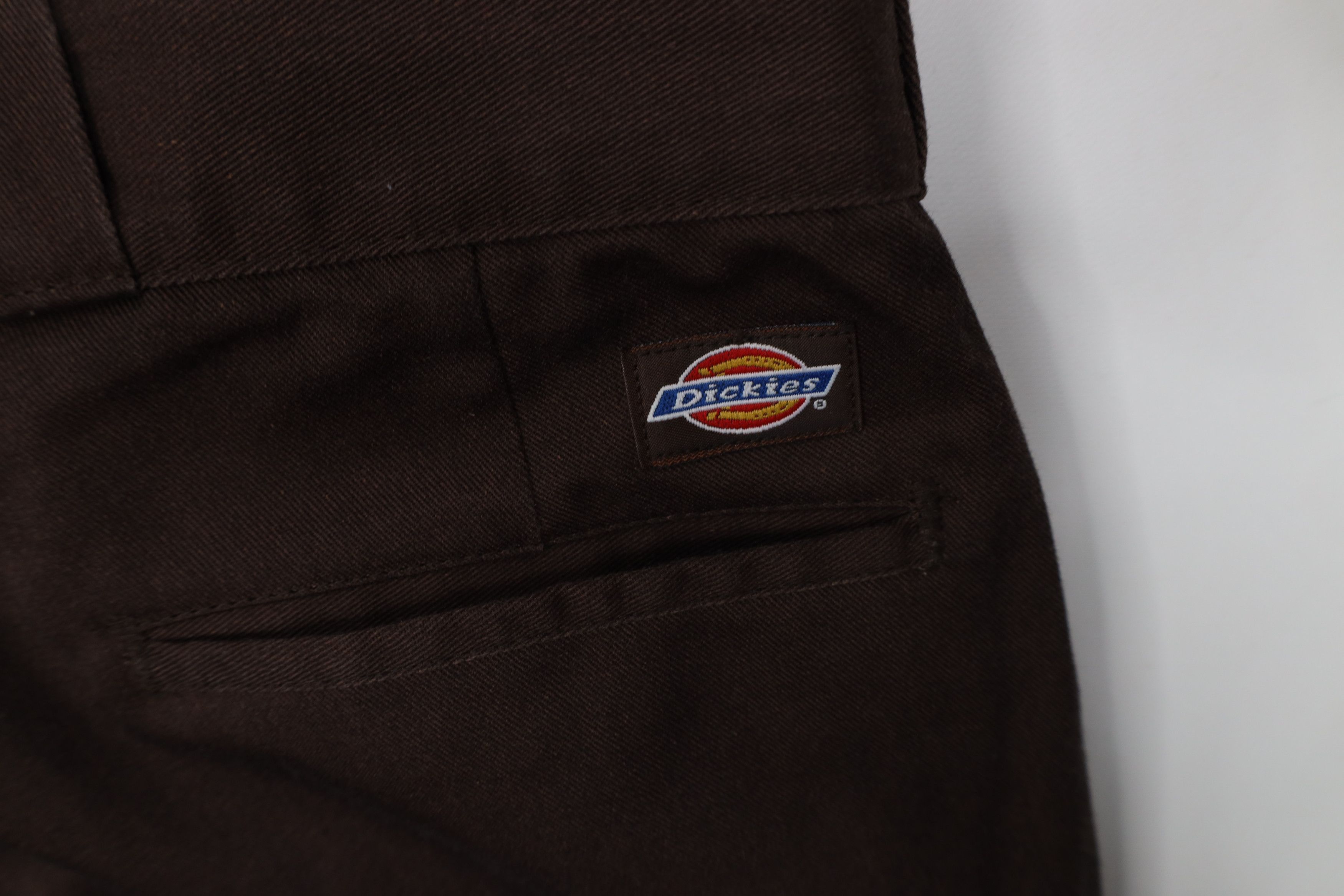 Dickies Vintage 90s Dickies Baggy Wide Leg Pants Brown Workwear Size US 38 / EU 54 - 15 Thumbnail