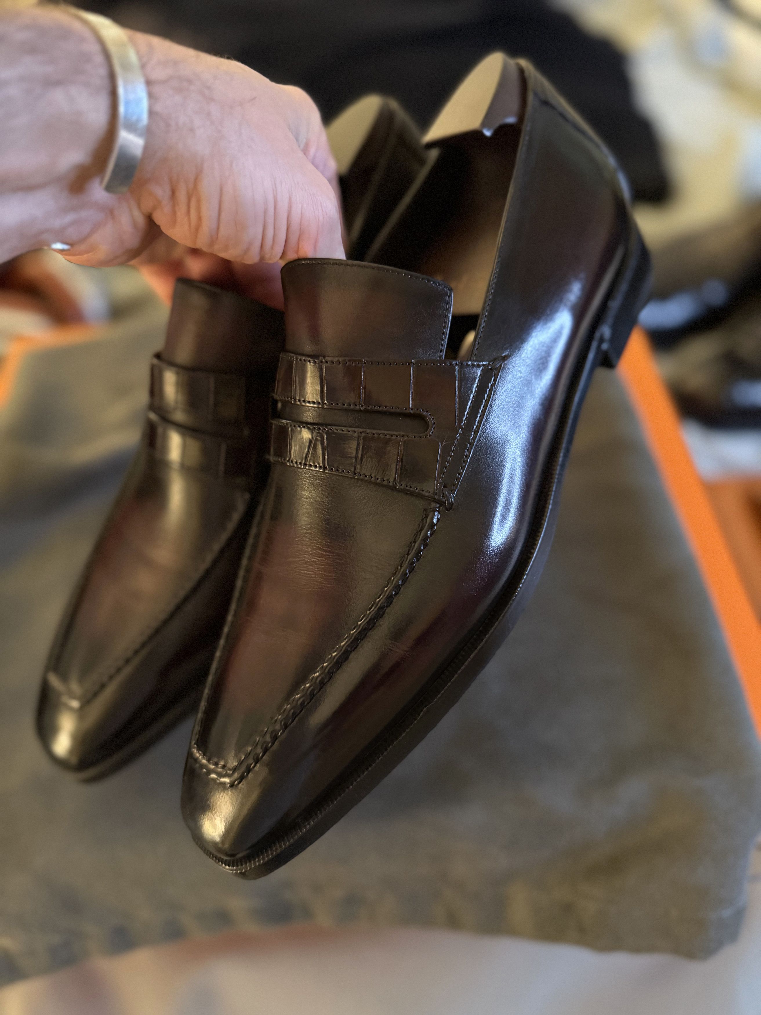 Berluti Ultimate Ultra-Rare $4,200 Alligator Loafers Godly Details Size US 8.5 / EU 41-42 - 17 Thumbnail