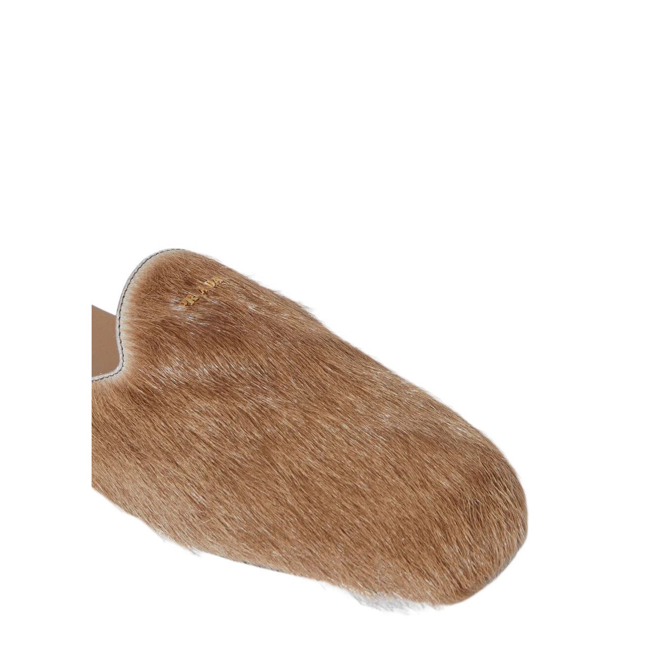 Prada PRADA Brown Fur Mules New & Authentic (Women's size:8;) Size US 8 / IT 38 - 3 Thumbnail