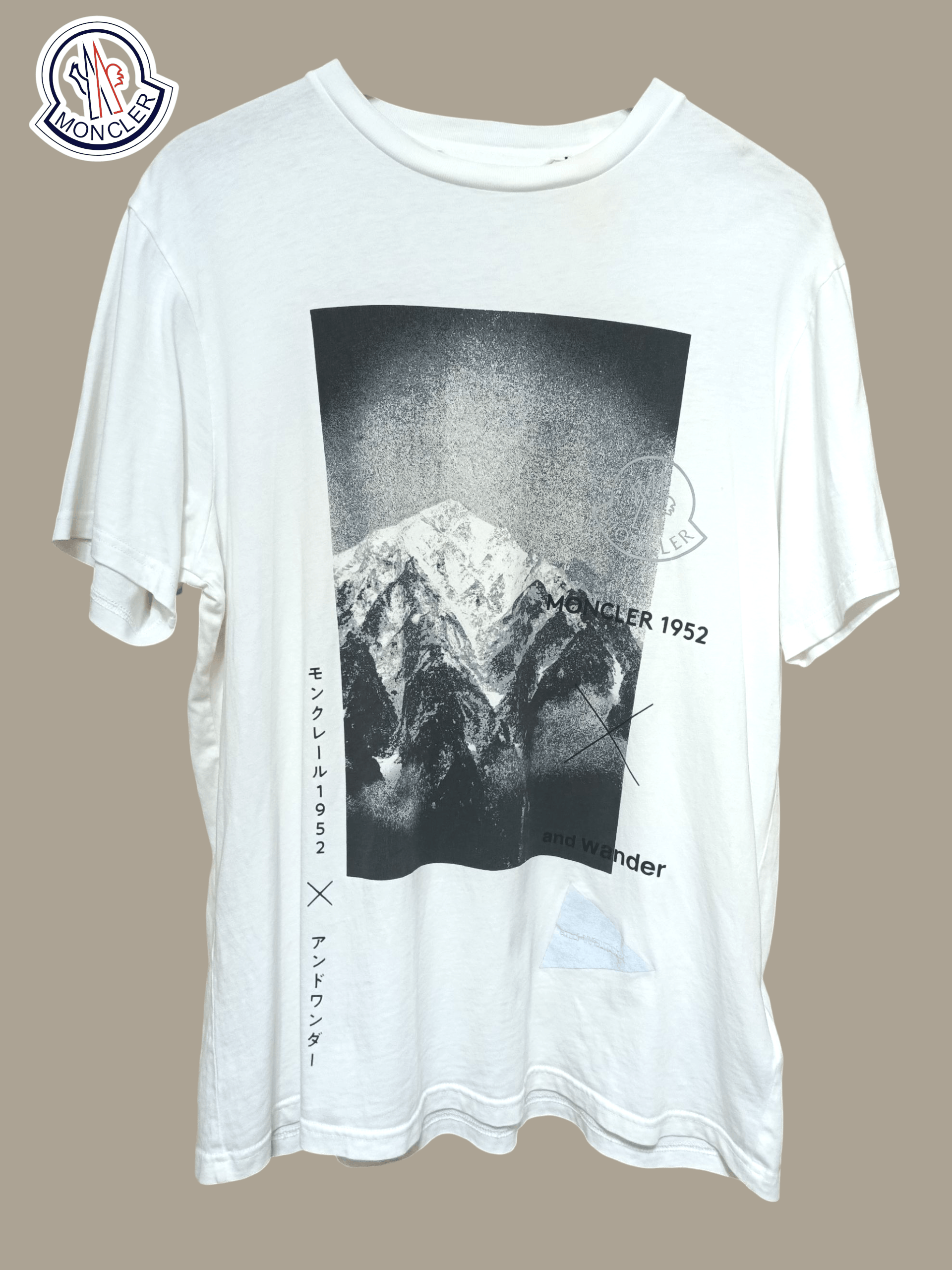 MONCLER MAMI WATA Tシャツ Ｌ　モンクレール GENIUS MONCLER GENIUS Moncler 1952 x MAMI WATA Zebra T-shirt Mens