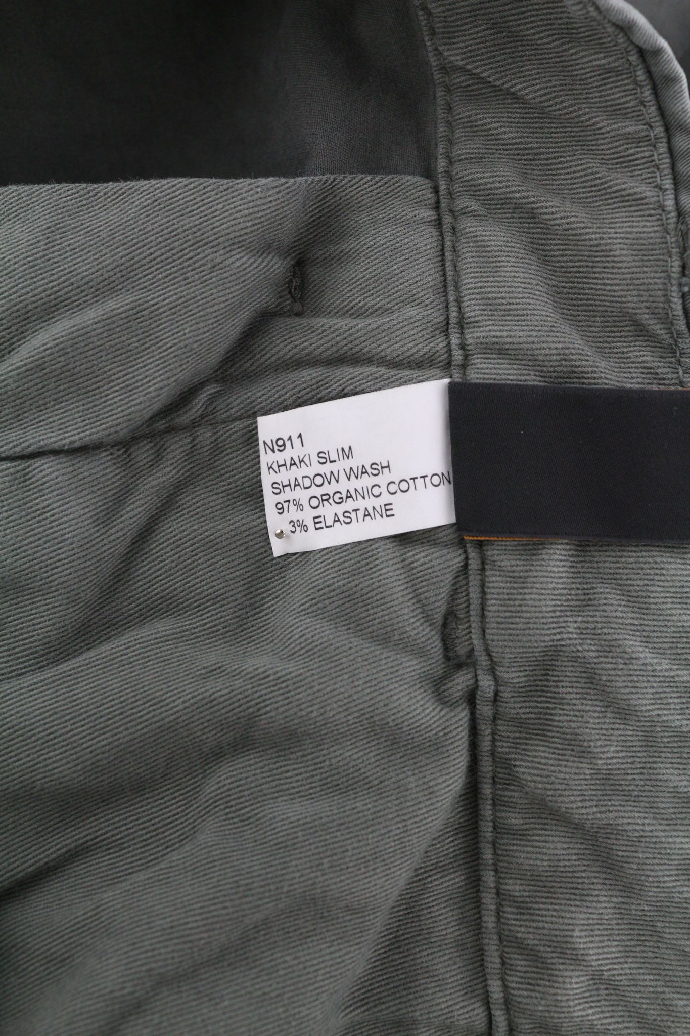 Nudie Jeans KHAKI SLIM W29/L32 Shadow Wash Organic Chino 82563 Size US 29 - 7 Thumbnail