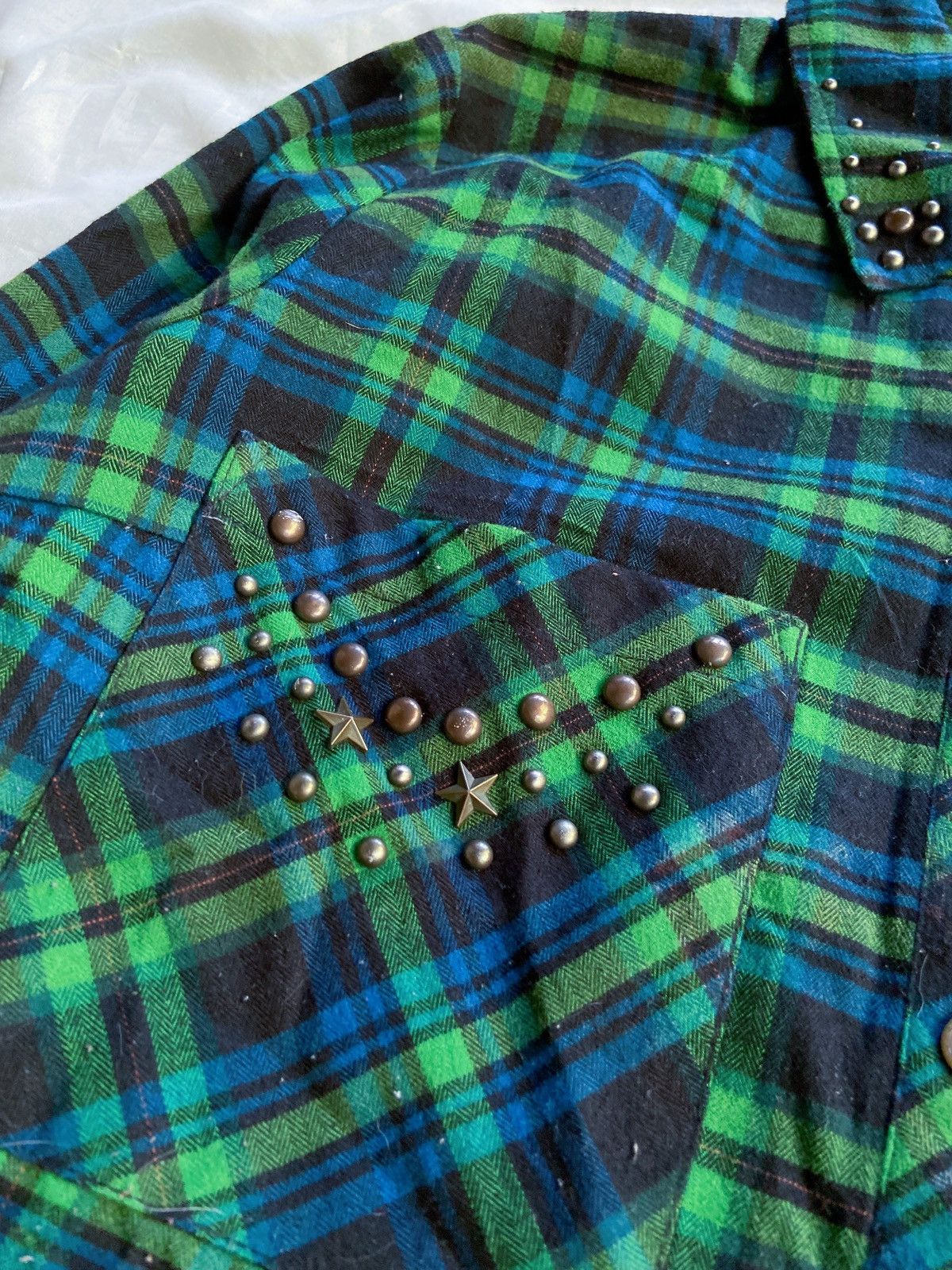 Japanese Brand OLIVIA BUTTON DOWN SHIRT PUNK STYLE Size US M / EU 48-50 / 2 - 5 Thumbnail