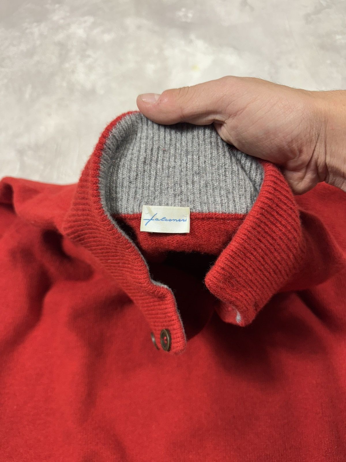 Other Falconeri Luxury Red Wool Sweater Size US L / EU 52-54 / 3 - 7 Thumbnail