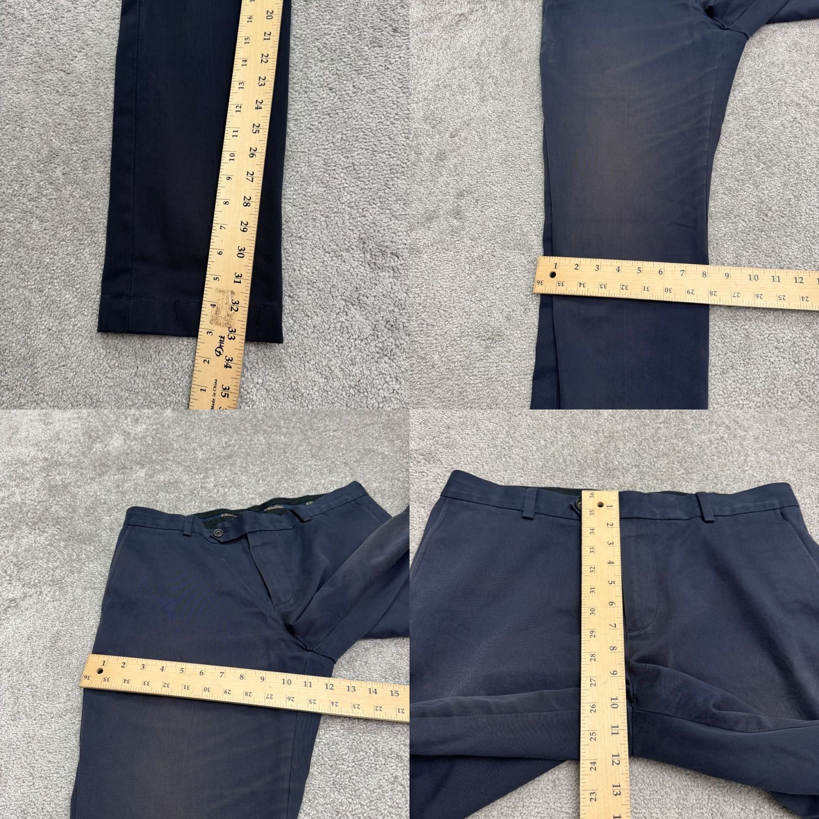 Brooks Brothers Brooks Brothers Chino Pants Mens Navy Blue Khaki Cotton 34 Size US 34 / EU 50 - 10 Thumbnail