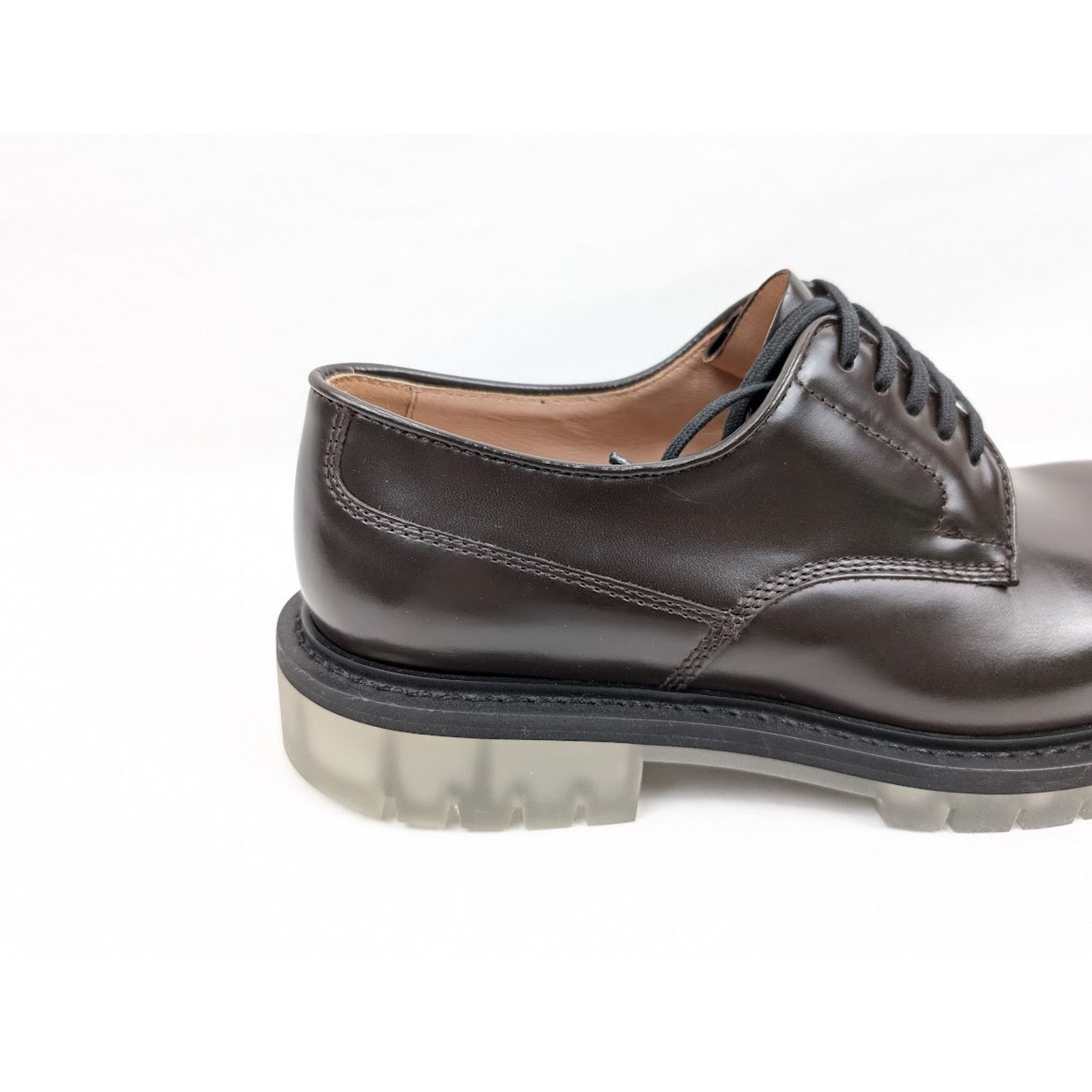 Bottega Veneta o1rshd1 Brushed Calfskin Scarpa Pelle Boots in Espresso Size US 11.5 / EU 44-45 - 6 Thumbnail
