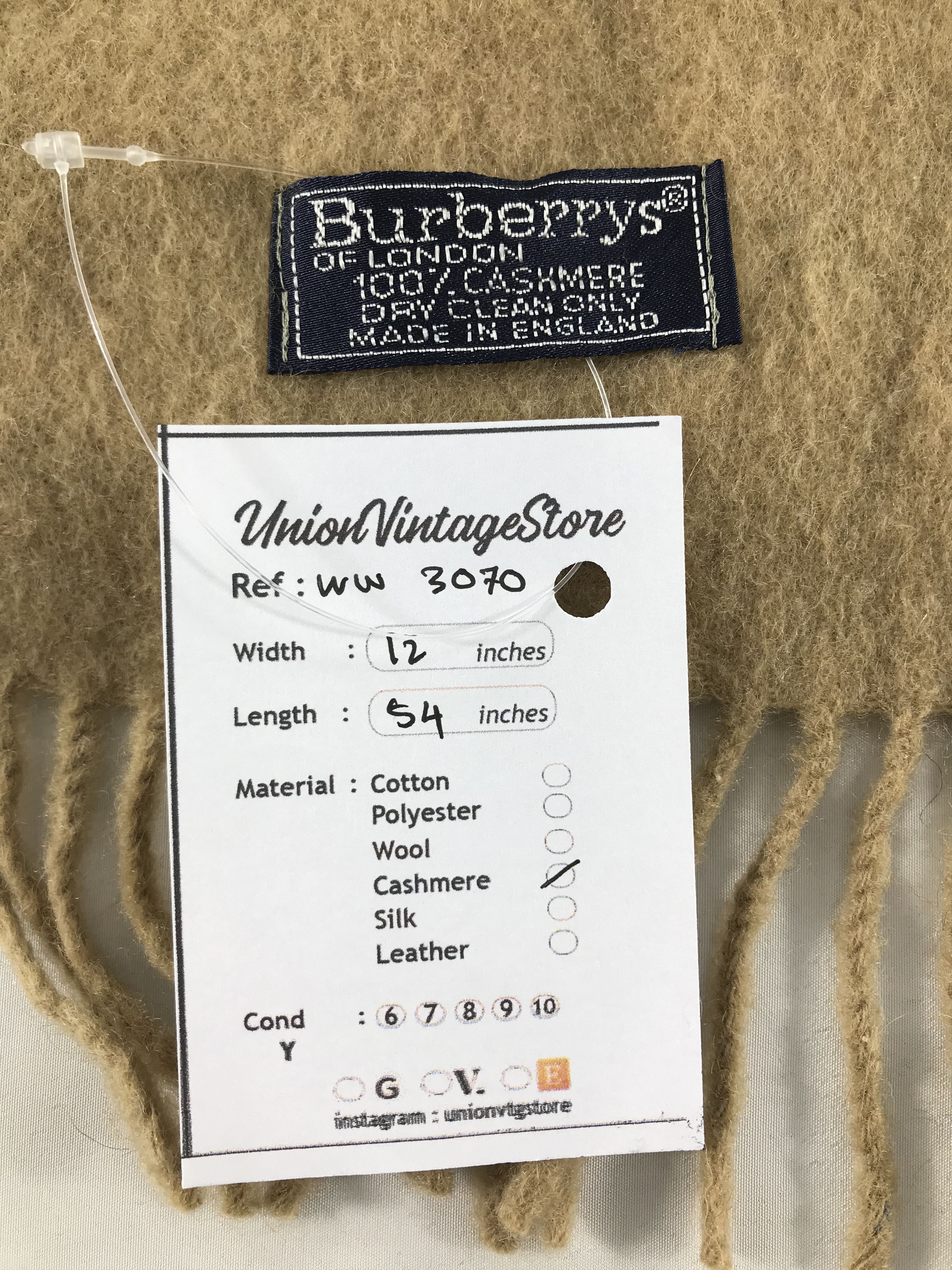 Burberry × Vintage Vintage Burberry Scarf / Muffler / Neckwear - WW3070 Size ONE SIZE - 5 Thumbnail
