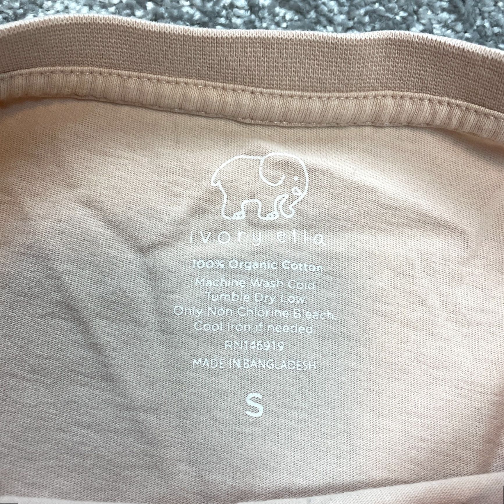 Vintage Ivory Ella Shirt Womens Small Pink Pocket Tee Glitter Logo Embroidered Long Sleeve Cotton 100% Regular Womens Self Brand Satin? Size S / US 4 / IT 40 - 3 Thumbnail