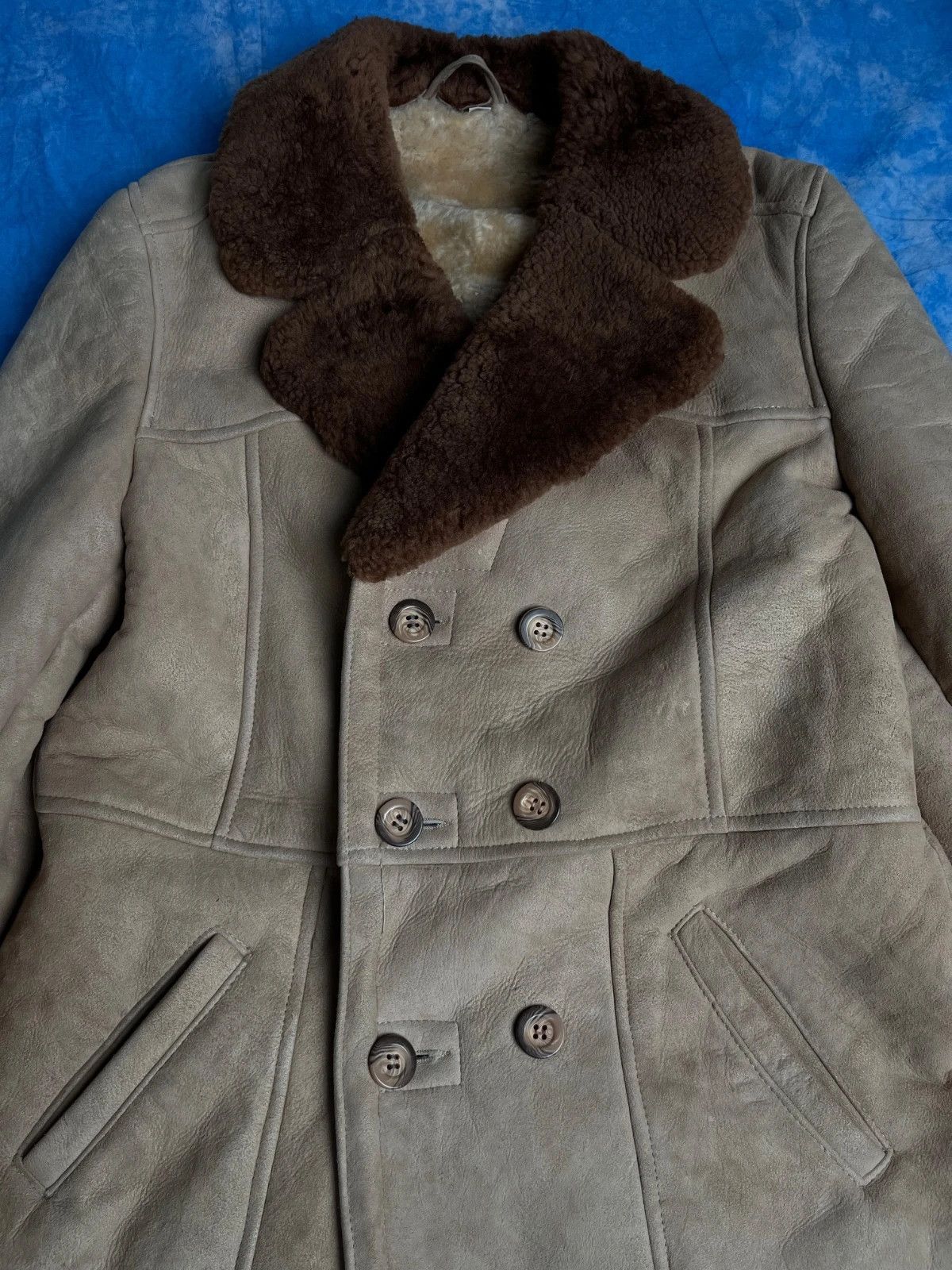 Vintage Vintage 80s Real Leather Sheep Skin Coat Size US M / EU 48-50 / 2 - 4 Thumbnail