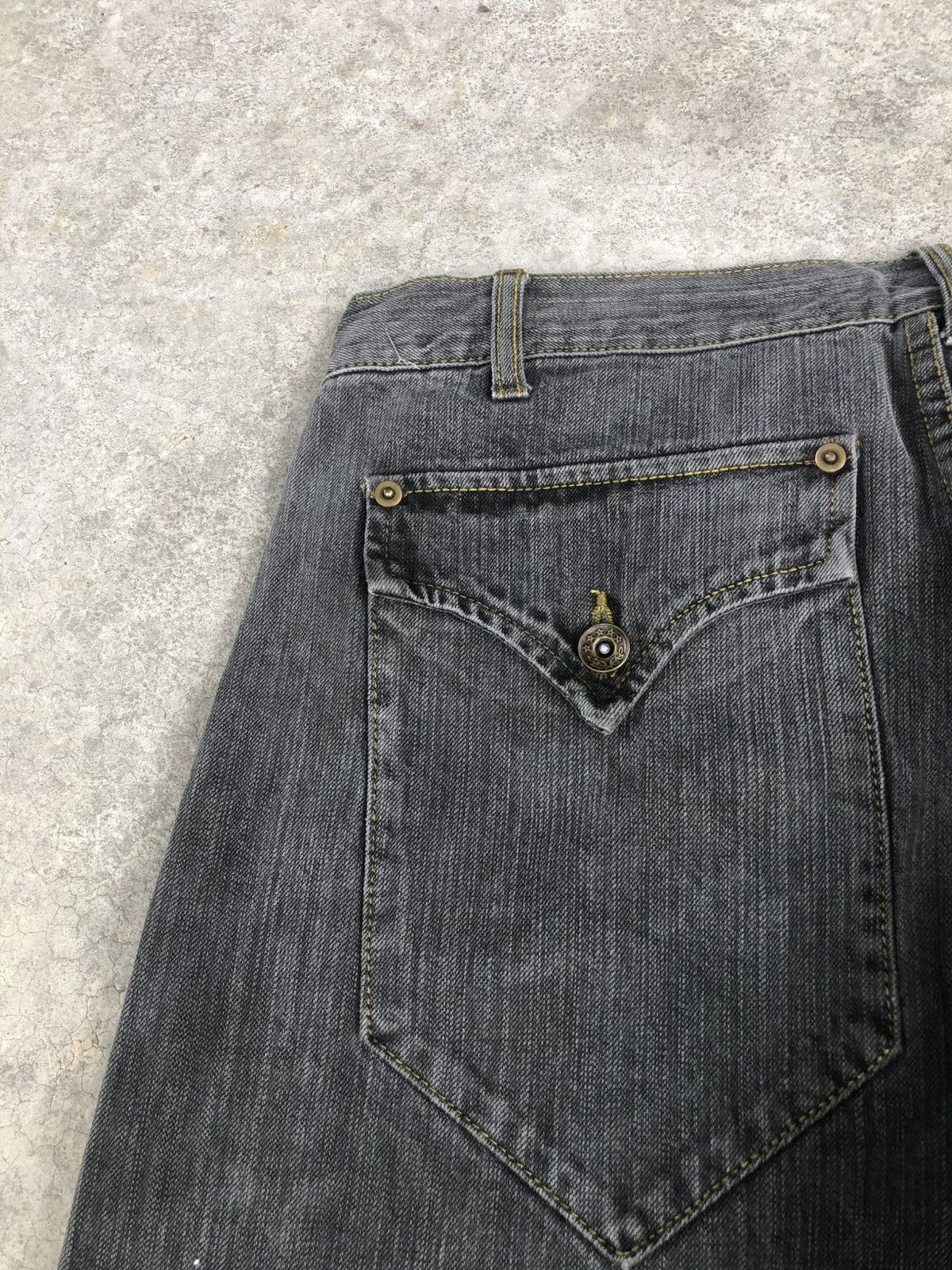 If Six Was Nine Japanese One After Flared Jeans Distressed Jeans Size US 33 - 15 Thumbnail