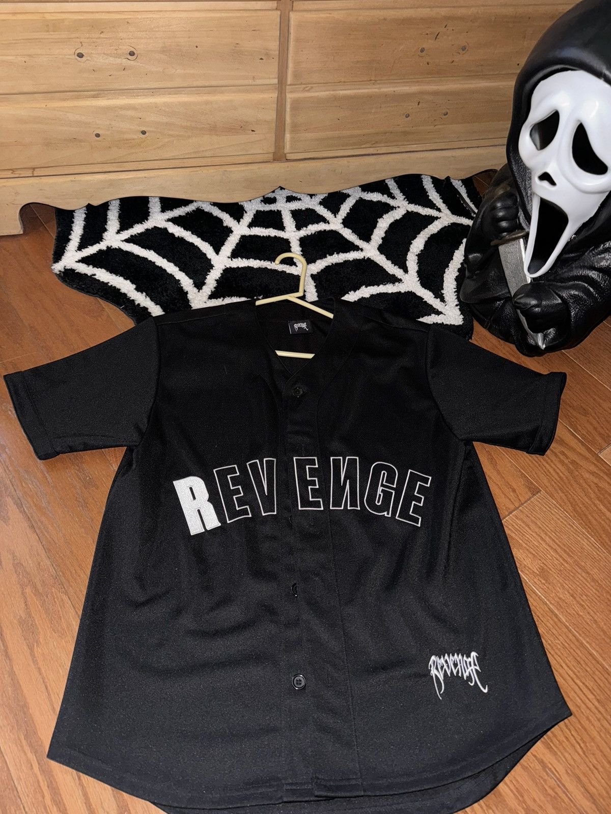 Revenge Revenge Black Baseball Jersey Size US M / EU 48-50 / 2 - 1 Thumbnail