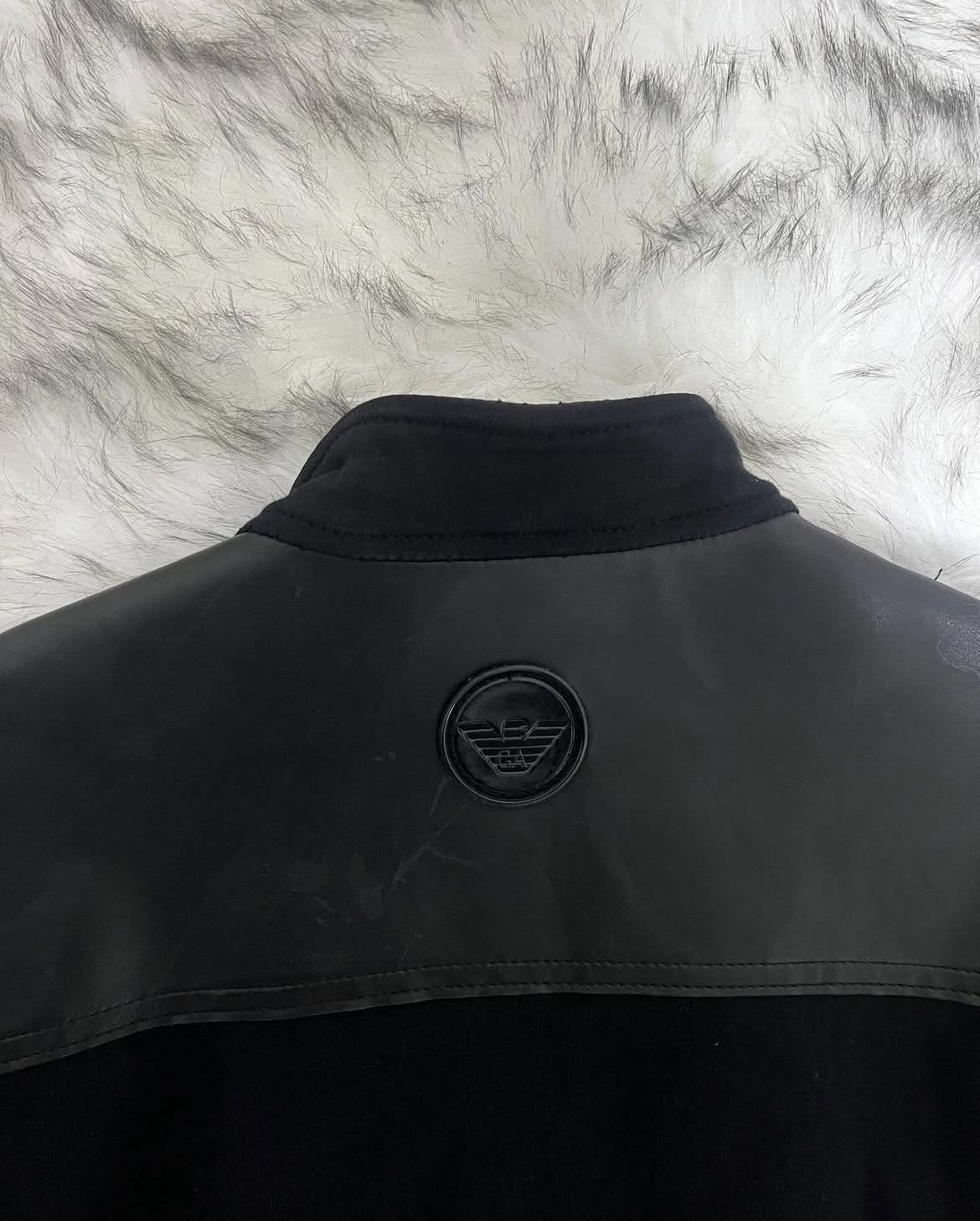 Emporio Armani Emporio Armani Biker Leather Jacket Size US S / EU 44-46 / 1 - 4 Thumbnail