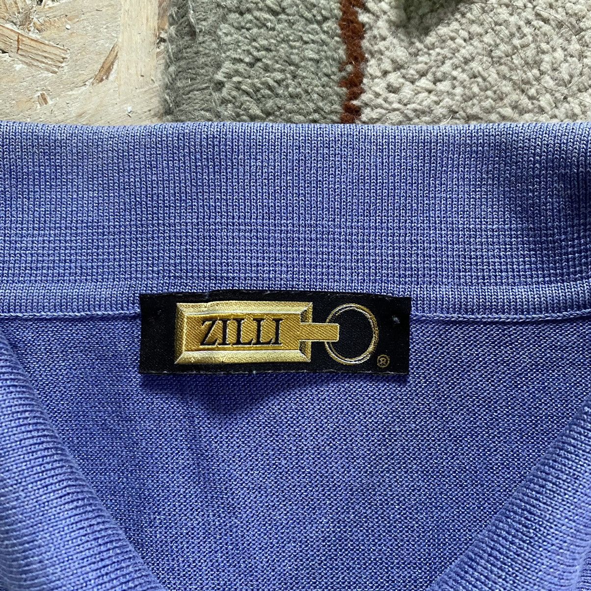 Zilli ZILLI VERY RARE SILK COTTON POLO WITH ALLIGATOR LEATHER Size US L / EU 52-54 / 3 - 6 Thumbnail