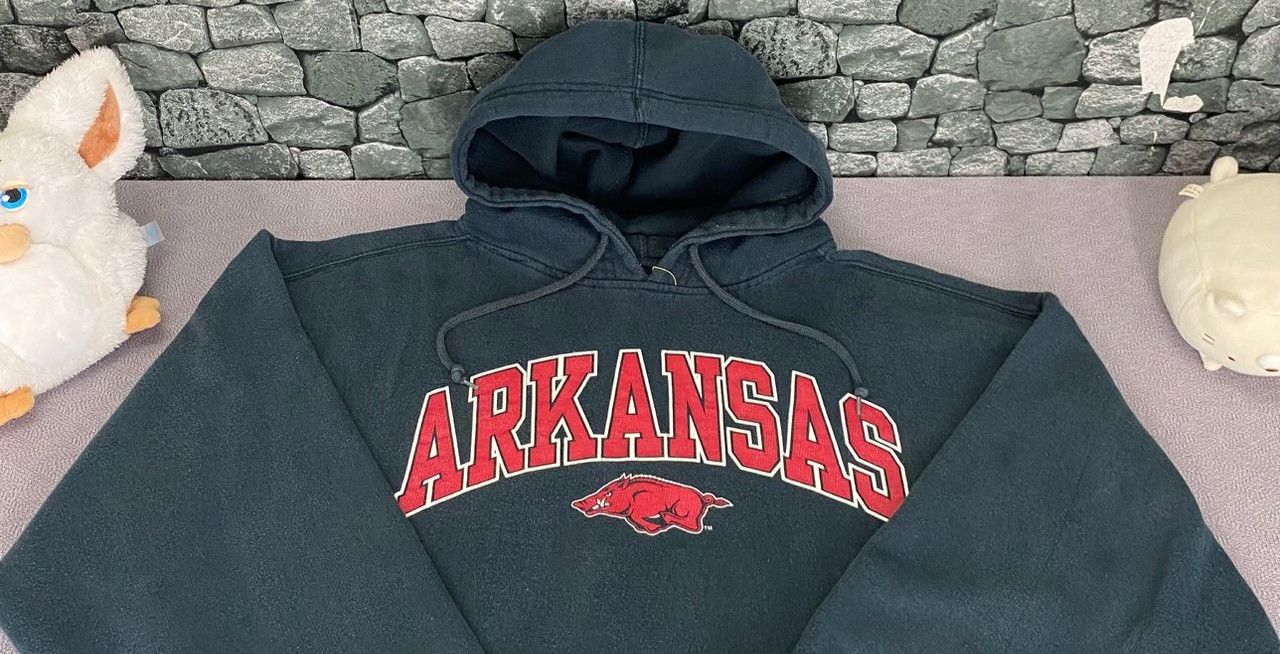 Starter Vintage Starter Arkansas Hoodies Size US XL / EU 56 / 4 - 3 Thumbnail