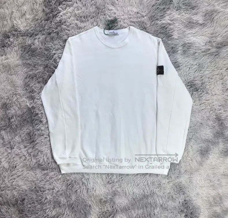 Stone Island Stone Island White Basic Sweatshirt Size US XXL / EU 58 / 5 - 1 Thumbnail