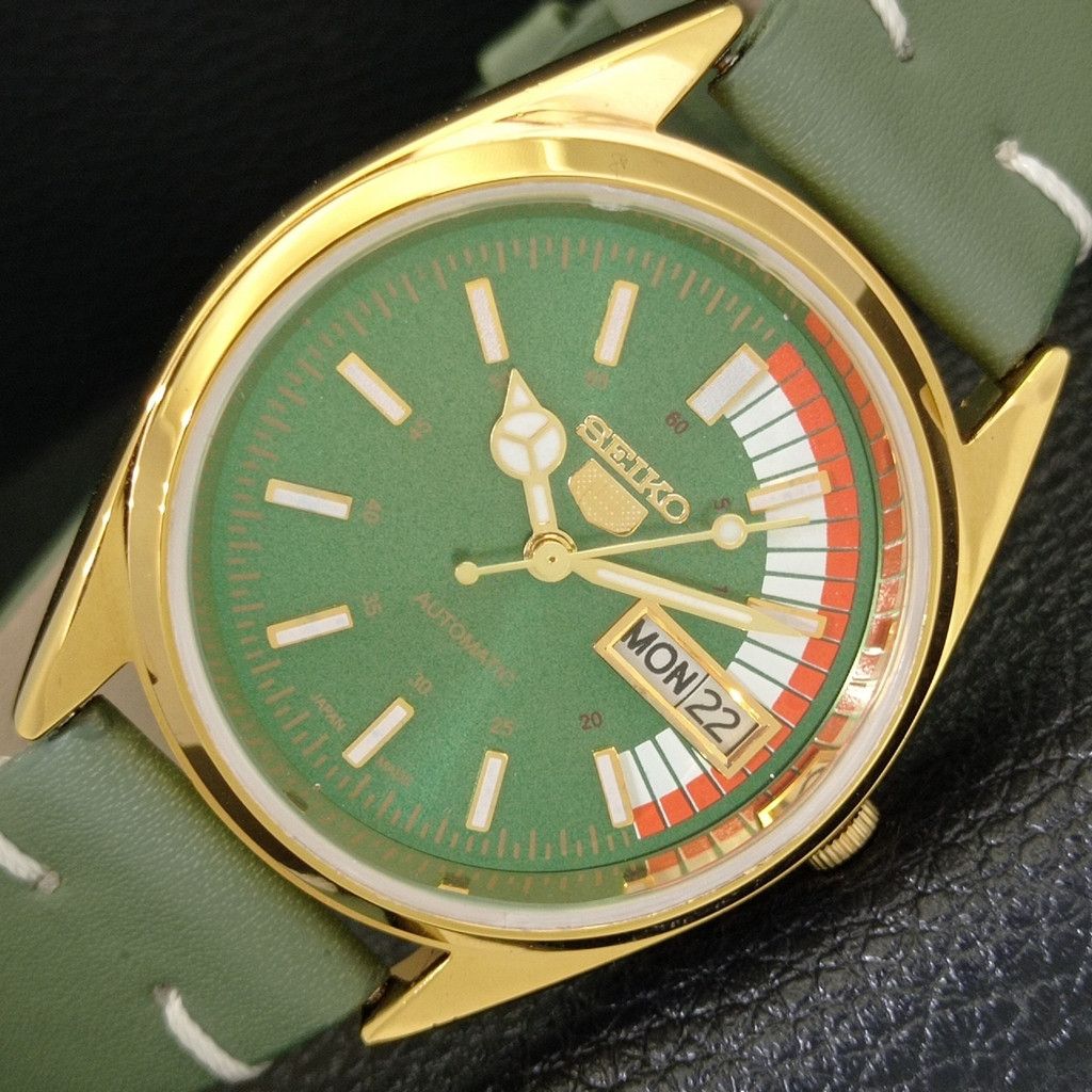 Seiko REFURBISHED VINTAGE SEIKO 5 AUTO JAPAN MENS WATCH a440703 Size 38 - 1 Thumbnail