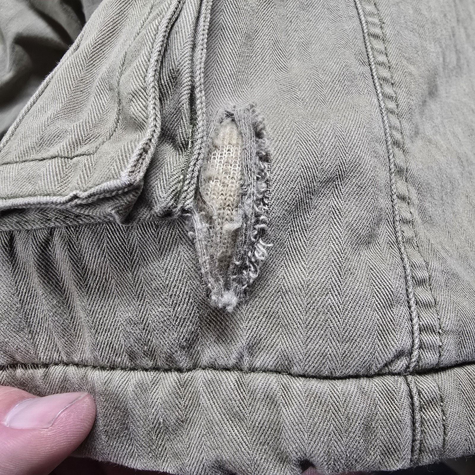 O'Neill Vintage O'Neill Military Jacket Large Sherpa Lined Y2K FLAWS Size US L / EU 52-54 / 3 - 7 Thumbnail