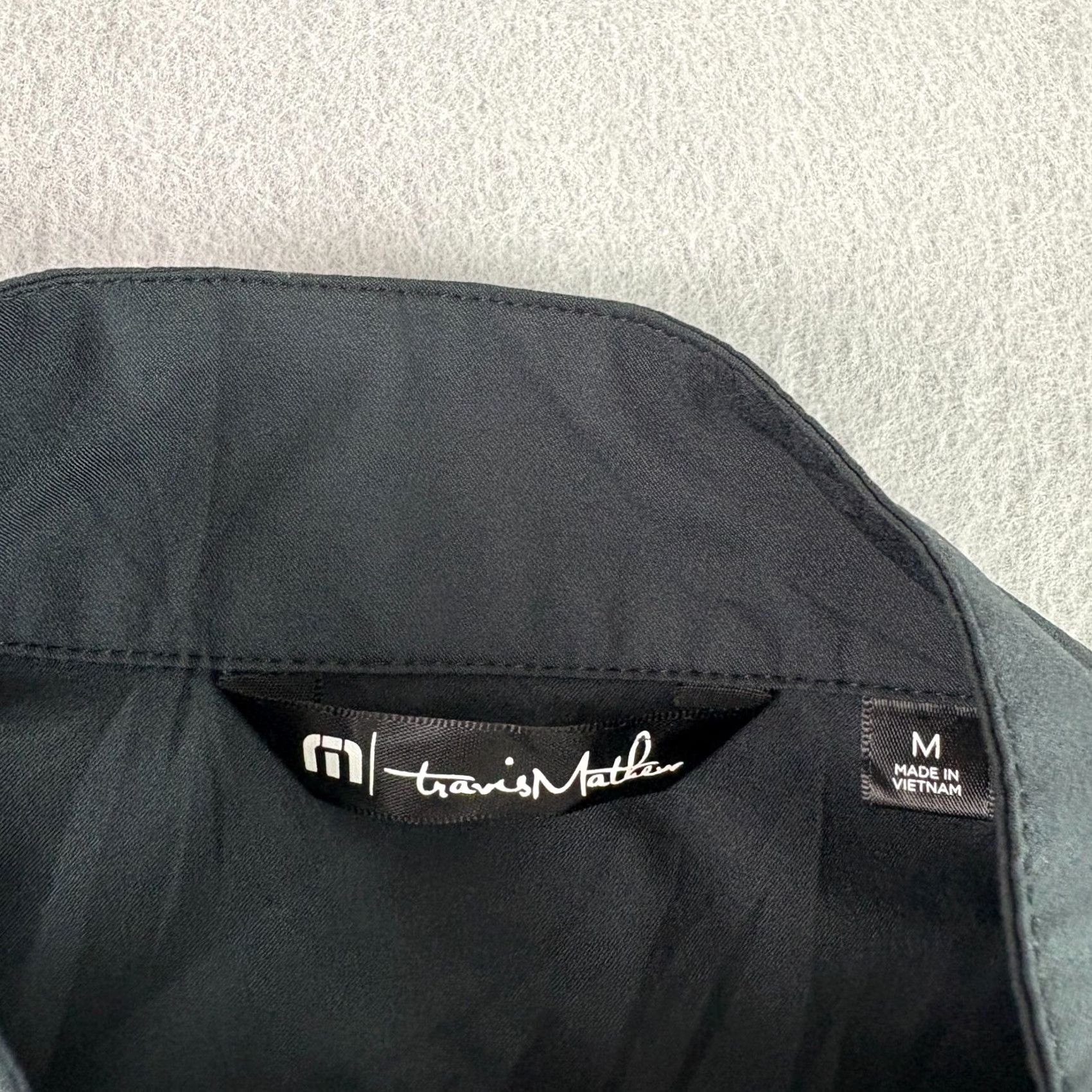 TravisMathew Travis Mathew Surfside Jacket Mens M Black Windbreaker Full Zip Golf Jacket Size US M / EU 48-50 / 2 - 4 Thumbnail