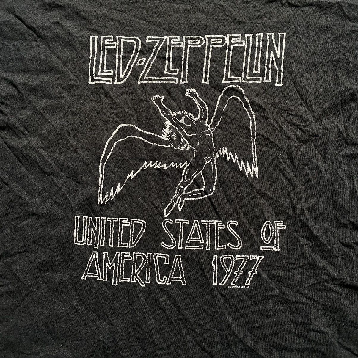 Band Tees VINTAGE LED ZEPPELIN 2000 USA FADED T SHIRT Size US XL / EU 56 / 4 - 2 Thumbnail