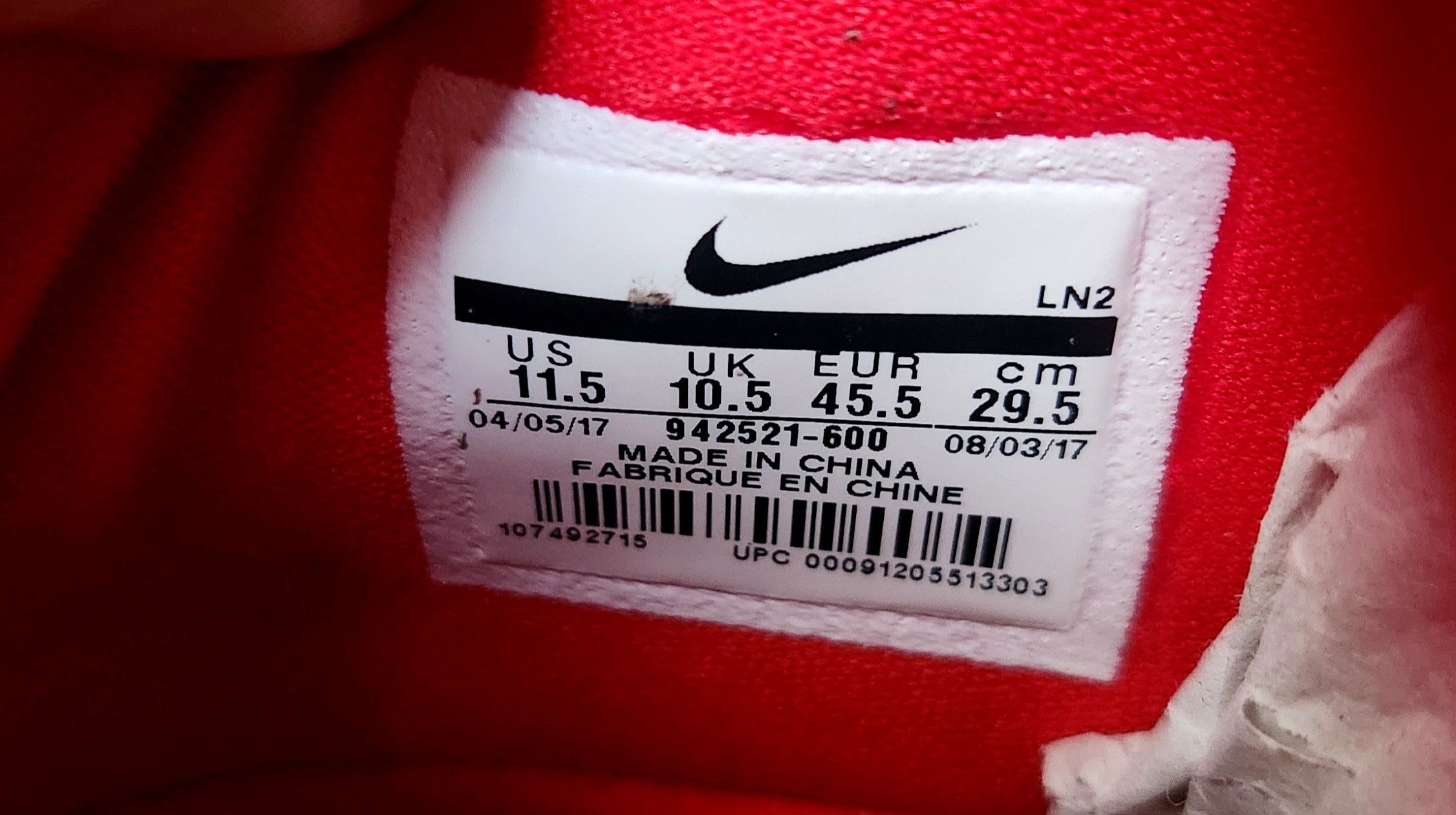 Nike Nike Kobe AD TB PROMO Basketball Red 942521-600 Size 11.5 Size US 11.5 / EU 44-45 - 16 Thumbnail