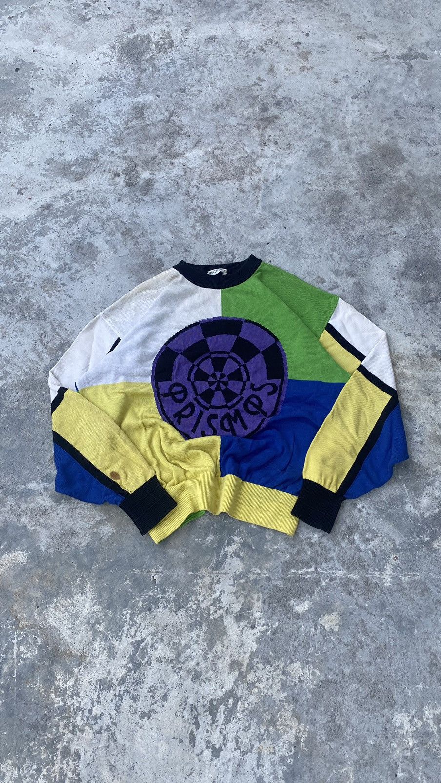 Designer × Vintage Pia Sports Ugly Knit Sweater 80s Size US L / EU 52-54 / 3 - 4 Thumbnail