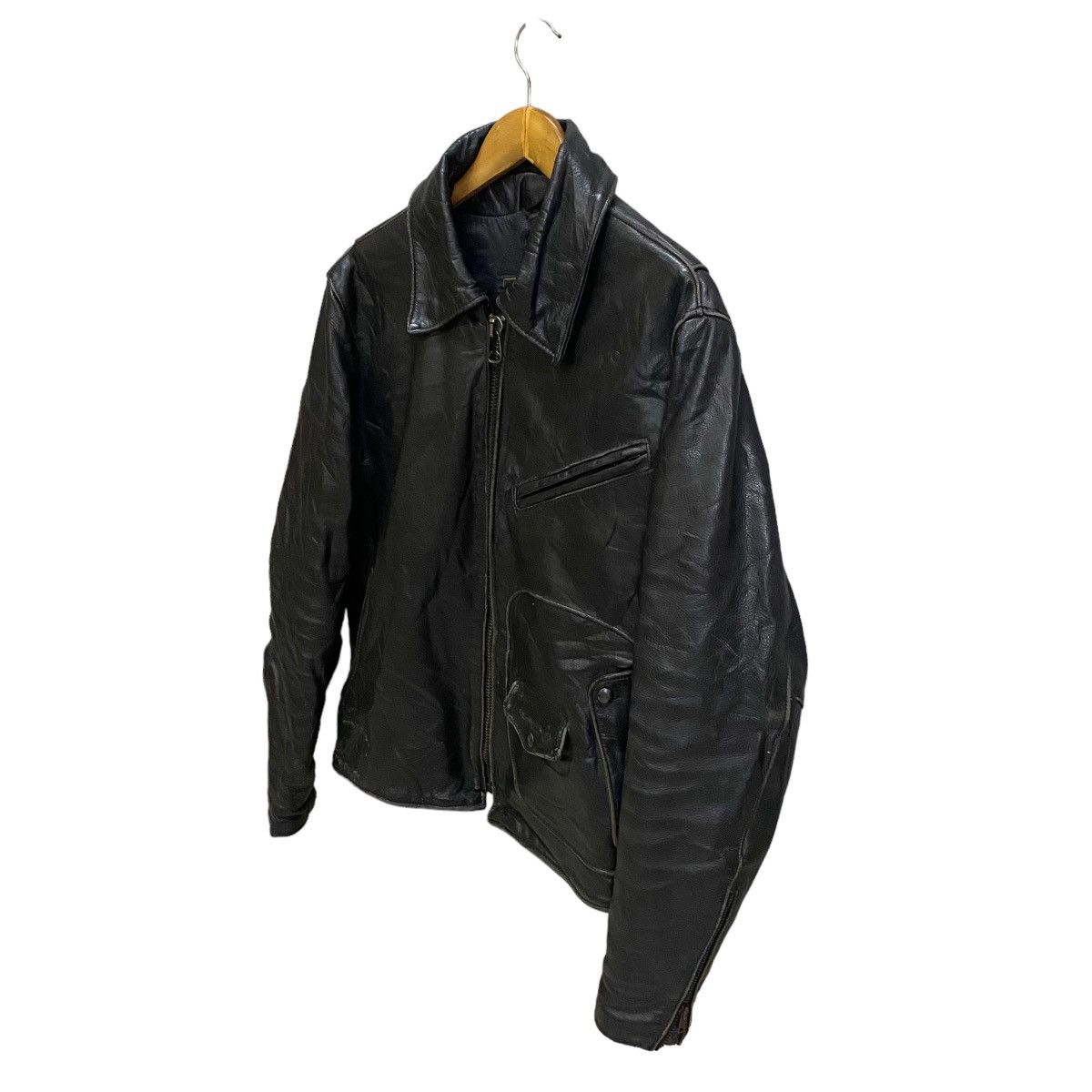 Genuine Leather VINTAGE PROTECH LEATHER APPAREL RIDER JACKET Size US M / EU 48-50 / 2 - 3 Thumbnail