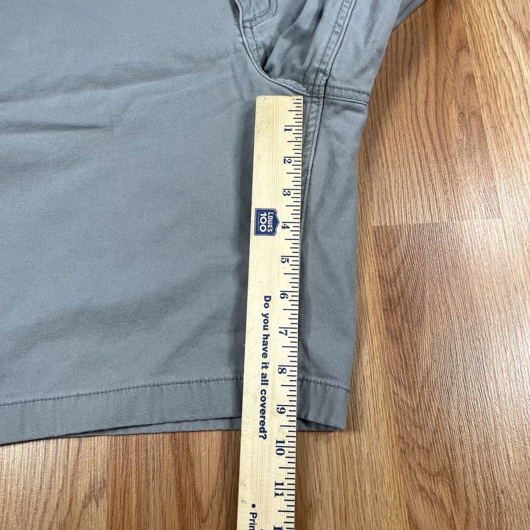 Carhartt Carhartt Shorts Mens 42 Gray Loose Fit Stretch Flat Front Khaki Chino Slack Size US 42 / EU 58 - 6 Thumbnail