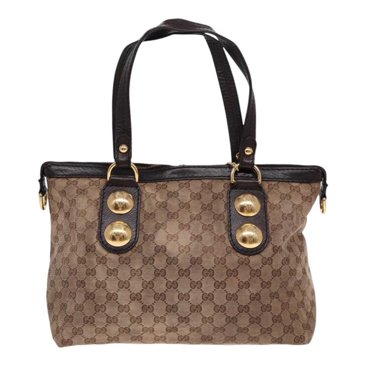 Gucci Gg Canvas Beige Canvas Tote Bag (Pre-Owned) Size ONE SIZE - 1 Thumbnail