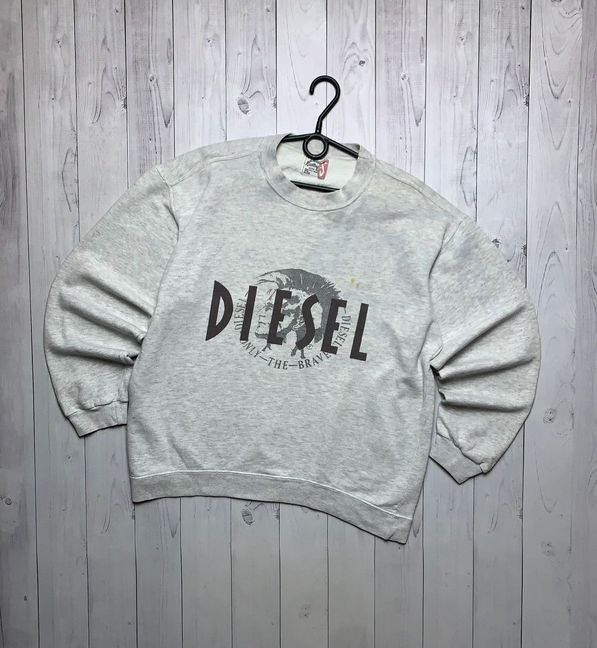 Diesel × Vintage Vintage Diesel big logo sweatshirt size S/M rare Size US S / EU 44-46 / 1 - 1 Thumbnail