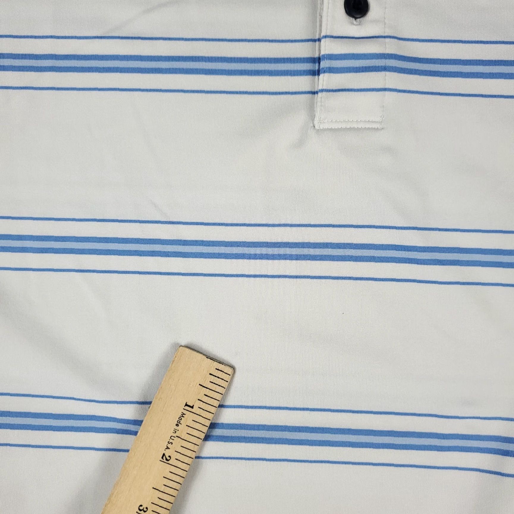Vintage Zero Restriction Polo Shirt Mens XL White Striped Polo Short Sleeve Casual Shirt Vintage? No. Size US XL / EU 56 / 4 - 4 Thumbnail