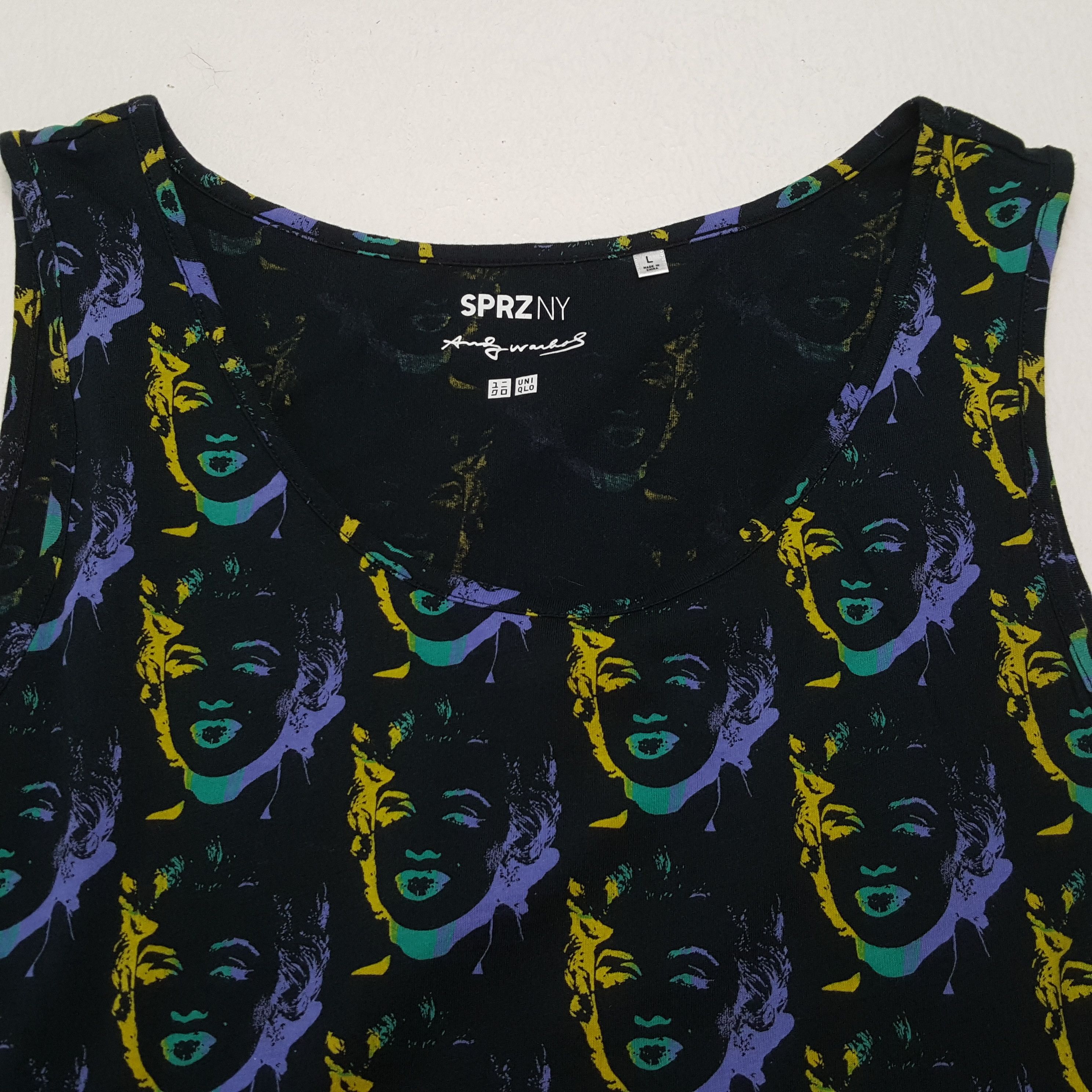 Andy Warhol × Japanese Brand ANDY WARHOL X Japanese Brand Sleeveless Tshirt Size US S / EU 44-46 / 1 - 5 Thumbnail