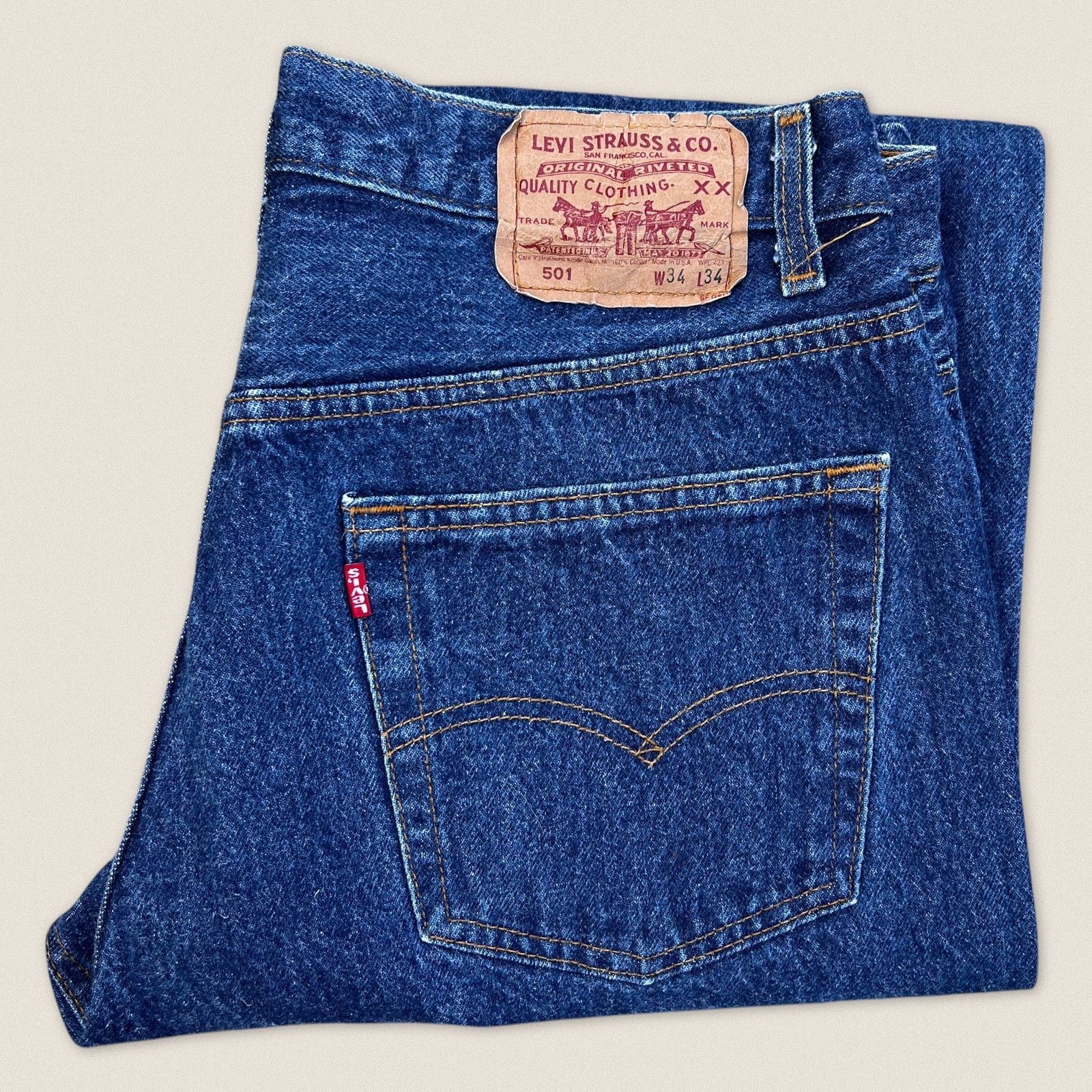 Vintage 501 Button fly Levi's Jeans Size 32 x 33