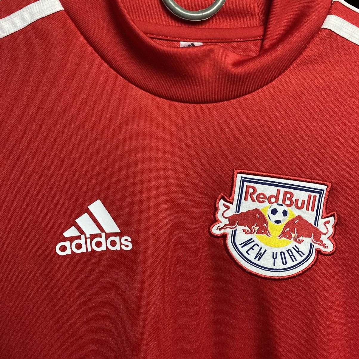 Adidas Mens Adidas Red Bull New York 2019 Soccer sweatshirt size XS Size US XS / EU 42 / 0 - 3 Thumbnail