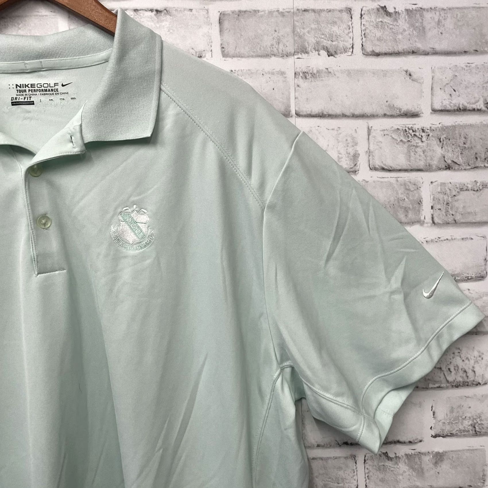 Nike Nike Golf Tour Performance Dri-Fit Polo Shirt Mens Size 2XL Green Salem Golf Club Nike Golf Tour Performance Polo Shirt Mens 2XL Green Size US XXL / EU 58 / 5 - 2 Thumbnail