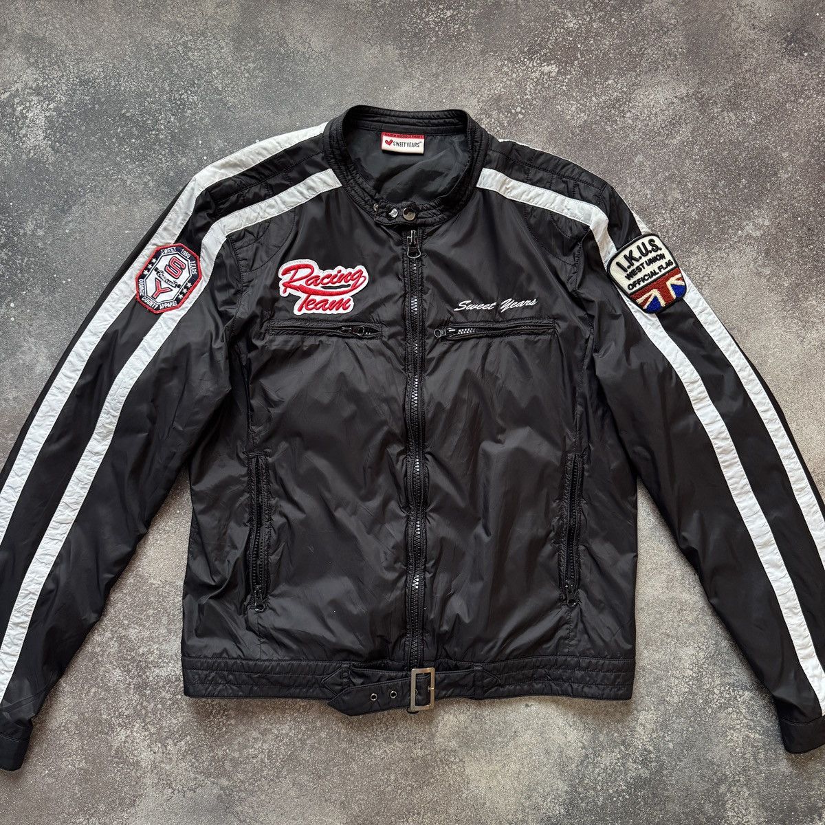 Hysteric Glamour Amazing Vintage Punk Rave Y2K Patched Racing Jacket Size US L / EU 52-54 / 3 - 3 Thumbnail
