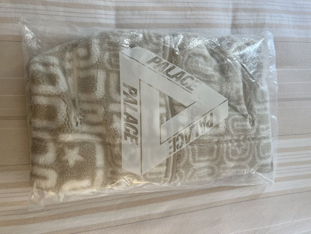 Palace Palace Joyrex Jacquard Fleece Full Zip Jacket Stone Size XL Size US XL / EU 56 / 4 - 5 Thumbnail