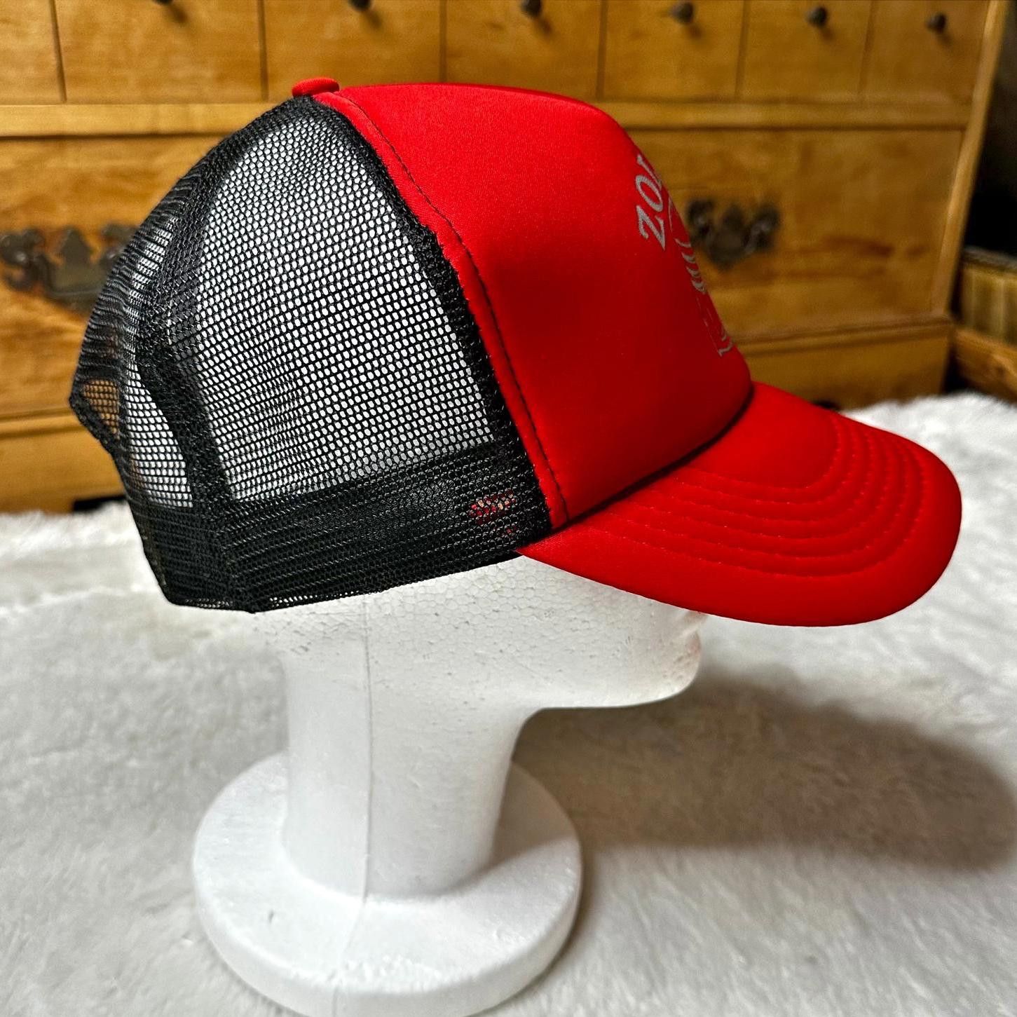 Vintage Vintage Sportco Zollner Red Mesh Trucker Hat Snapback Unisex Size ONE SIZE - 5 Thumbnail