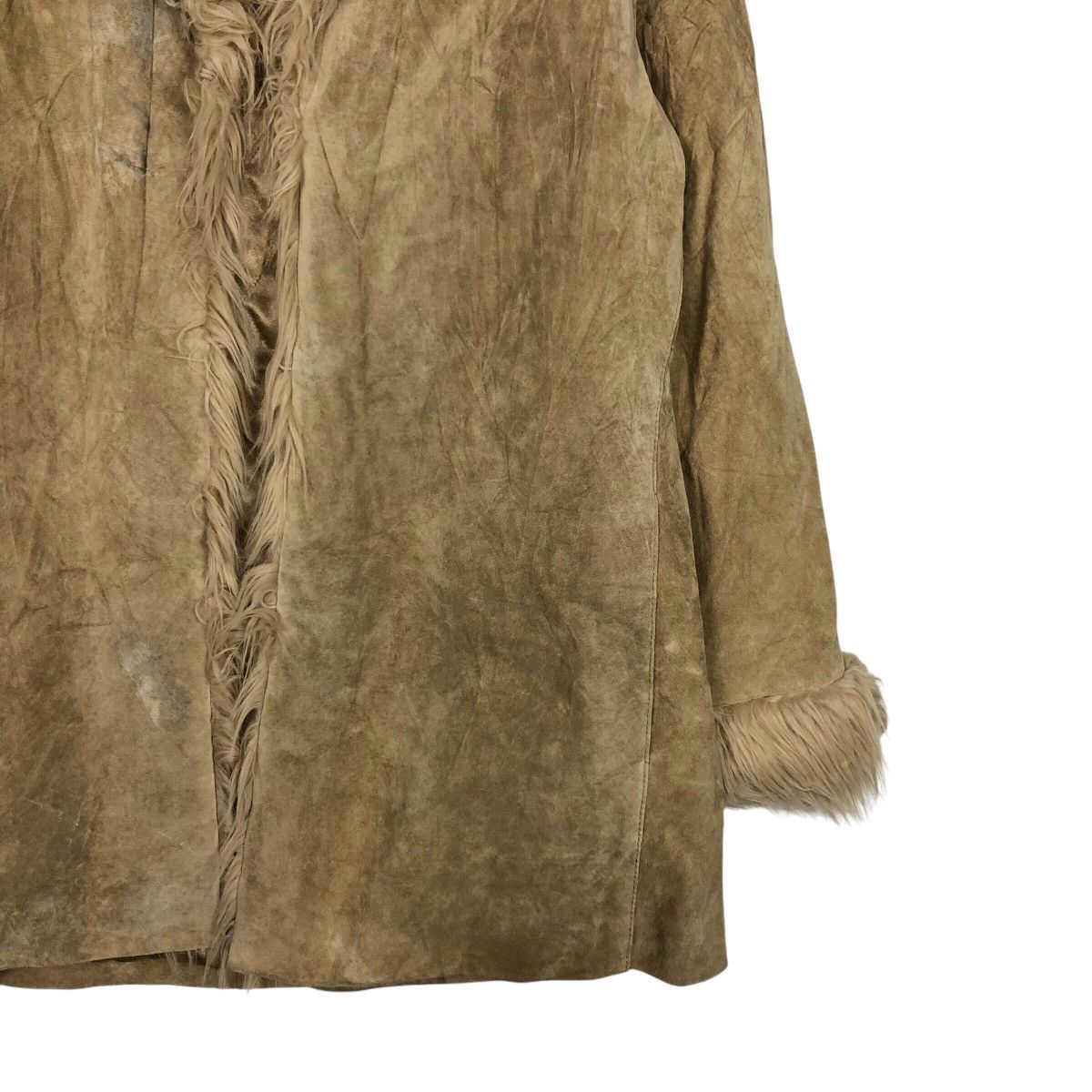 Japanese Brand 📌Vintage Shearling Leather Jacket Maxima Issey Miyake Fur Size US XL / EU 56 / 4 - 6 Thumbnail