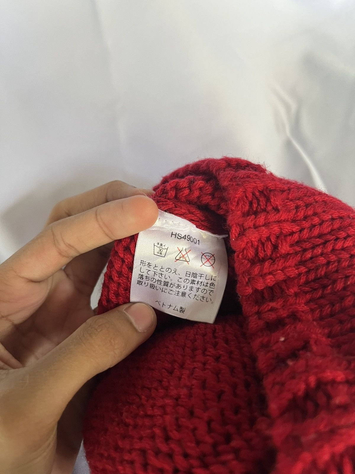 Japanese Brand × Vintage Knitted Crochet Beanie Hast Size ONE SIZE - 8 Thumbnail