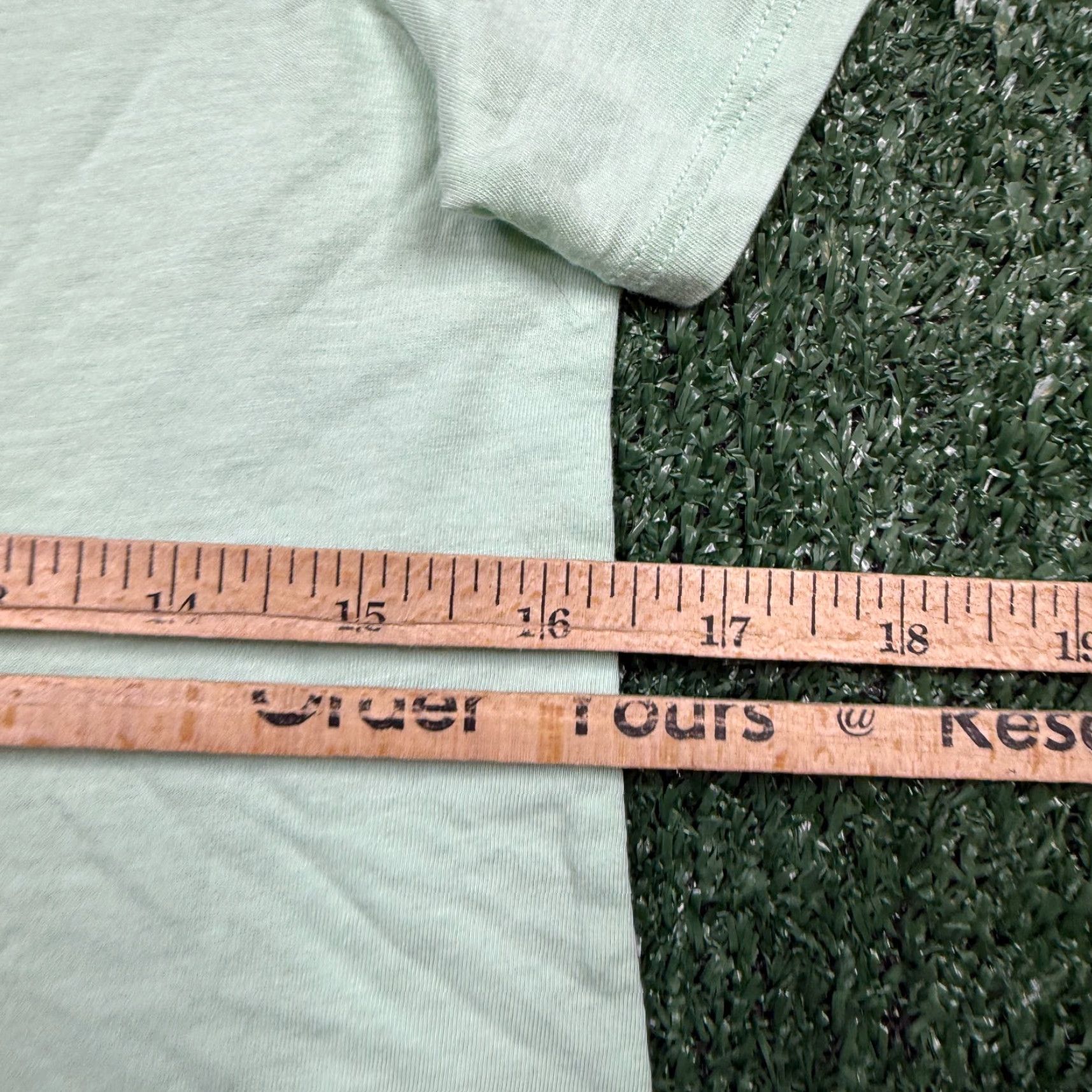 Vince Vince T Shirt Womens XS Green Short Sleeve Designer Stretch Tee Shirt Size XS / US 0-2 / IT 36-38 - 4 Thumbnail
