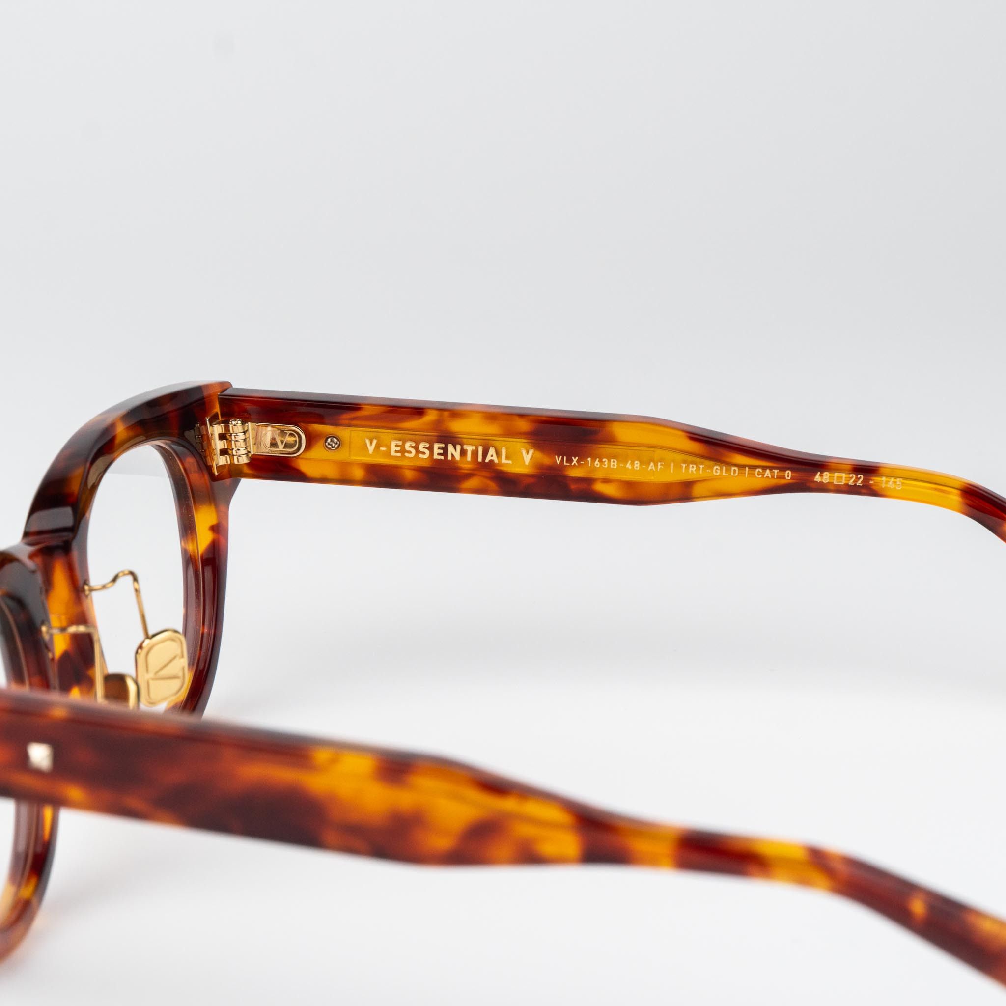 Valentino Valentino Women Eyeglasses Square V-ESSENTIAL-V VLX-163 B-AF Size ONE SIZE - 8 Thumbnail