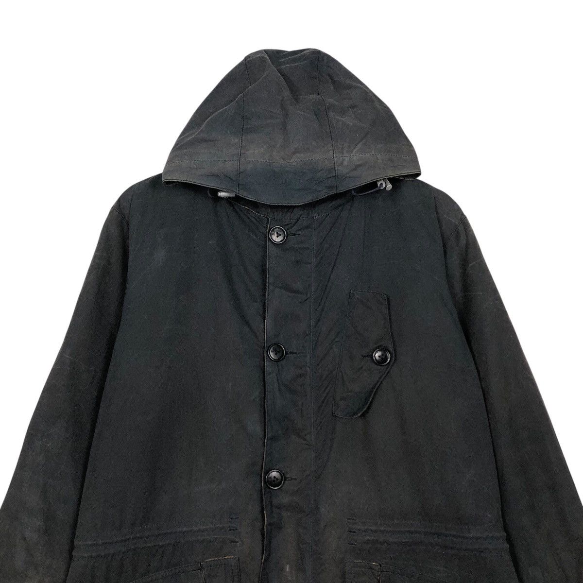 Barbour 📌Vintage Wax Jacket Barbour England Oilskin Blanket Tartan Size US M / EU 48-50 / 2 - 4 Thumbnail