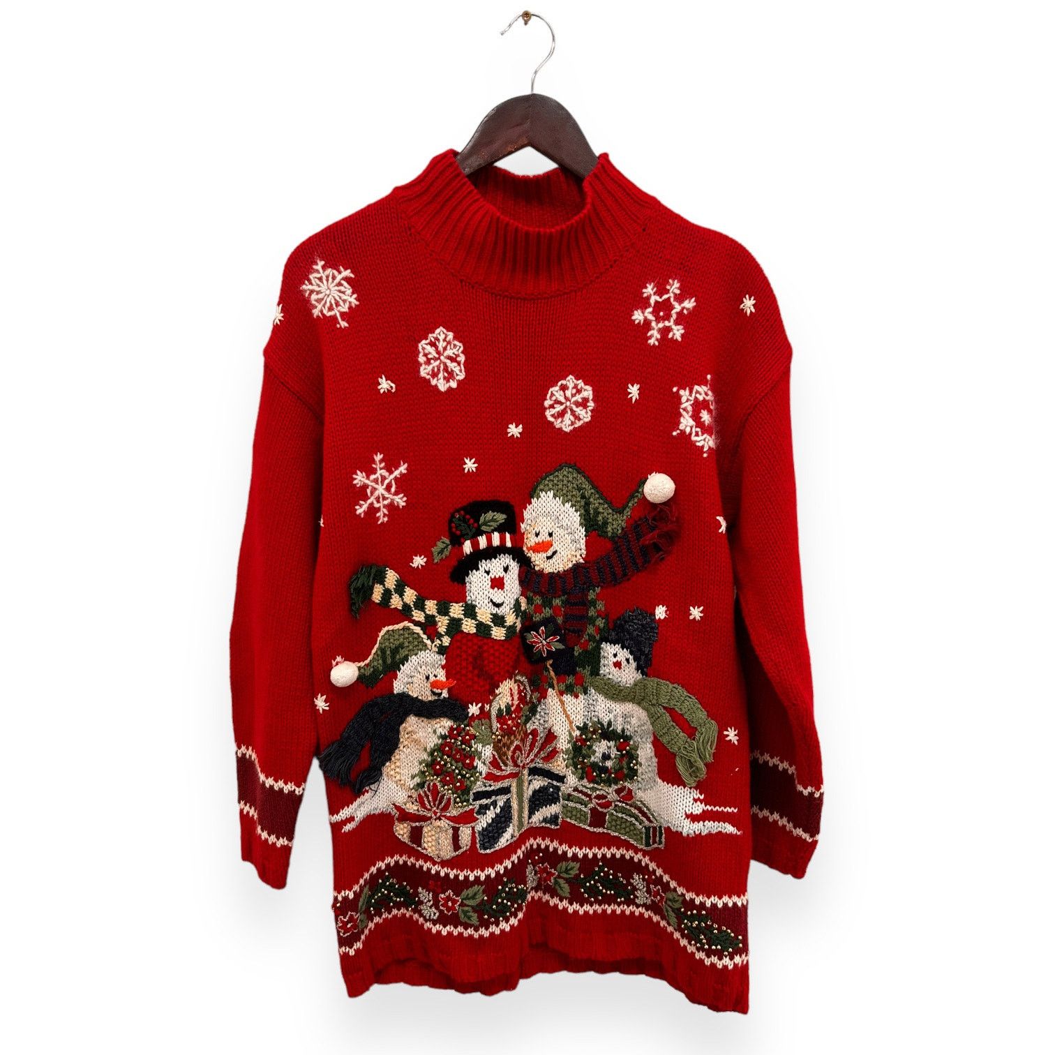 Vintage Tiara International Christmas Sweater Womens Small Size S / US 4 / IT 40 - 1 Thumbnail
