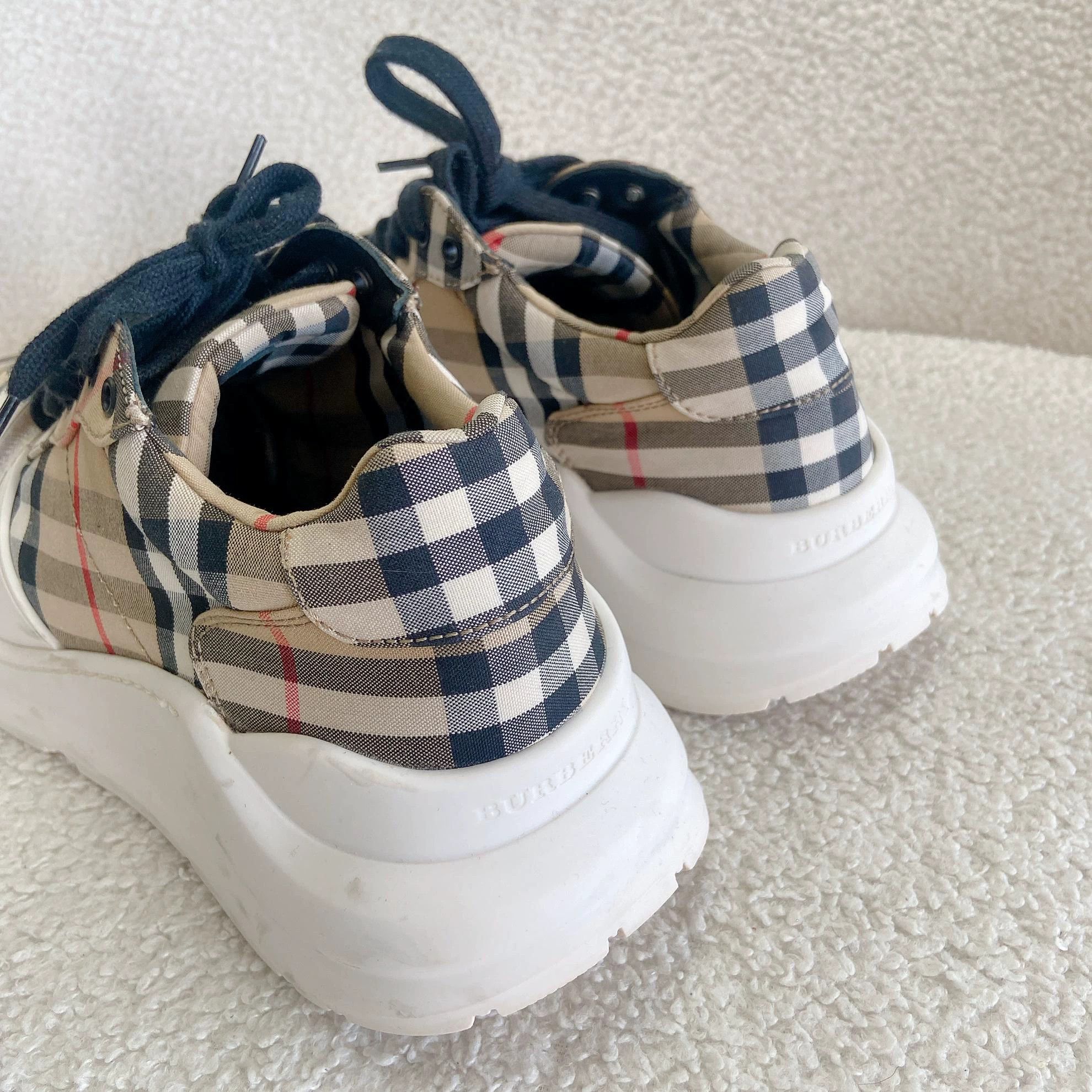 Burberry Burberry Horseferry Check Sneakers Size 38 4972 Size US 7.5 / IT 37.5 - 6 Thumbnail