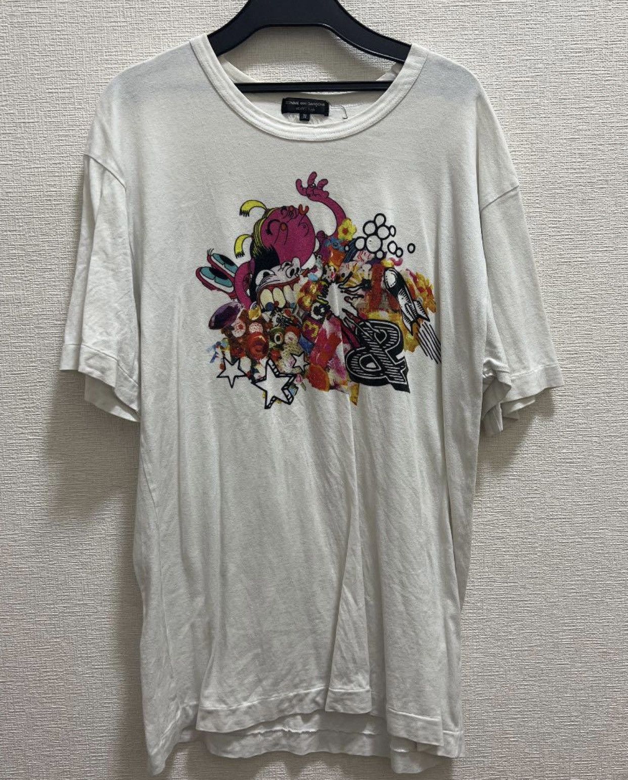 CDG by Comme des Garcons × Comme des Garcons × Comme des Garcons Homme Plus Comme des Garcons Homme Plus Graffiti print T-Shirt Size US M / EU 48-50 / 2 - 1 Thumbnail