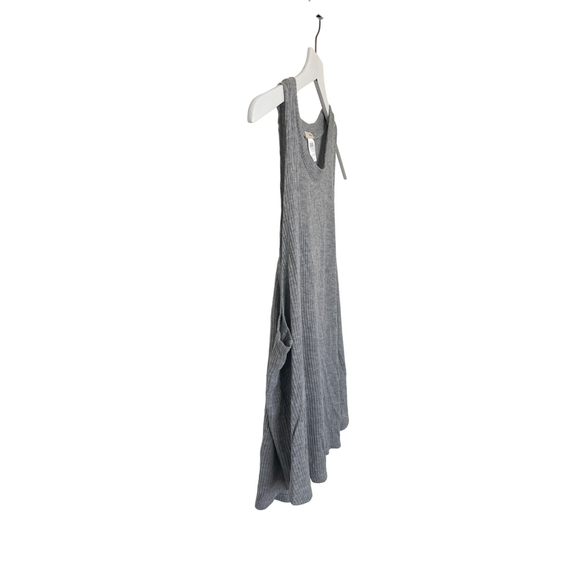 Eberjey Eberjey Heather Grey Ribbed Flowy Tank Top Size XS / US 0-2 / IT 36-38 - 2 Thumbnail