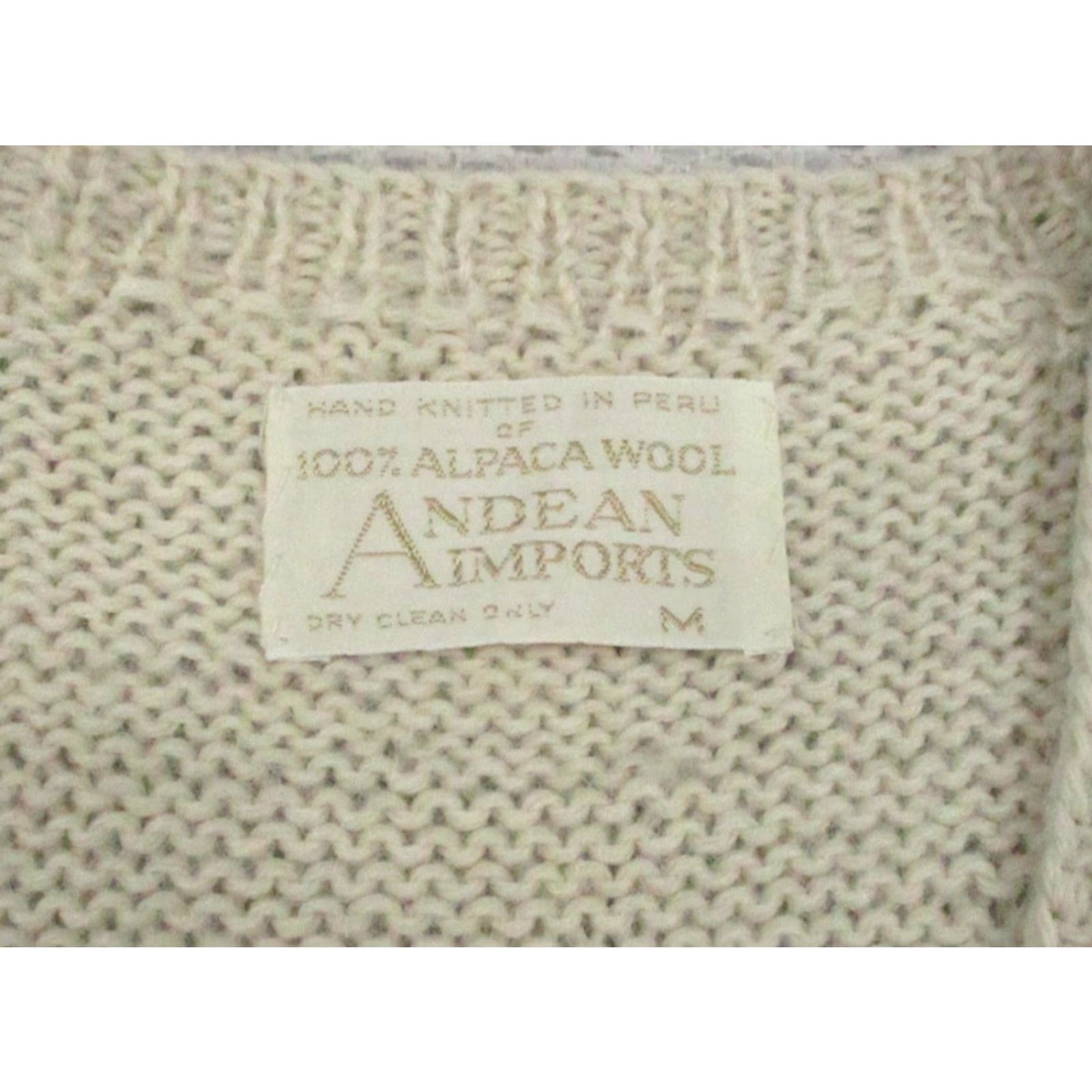 Vintage VINTAGE Andean Imports Sweater Vest Mens Medium Gray Argyle Alpaca Wool Hand Knit Size US M / EU 48-50 / 2 - 3 Thumbnail