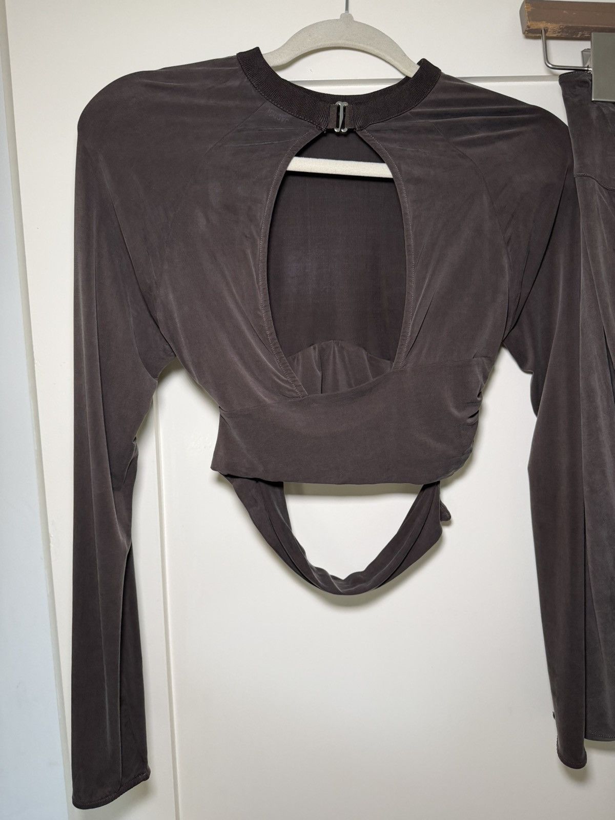 Jacquemus Jacquemus Brown Asymmetric Mesh Set Size S / US 4 / IT 40 - 5 Thumbnail